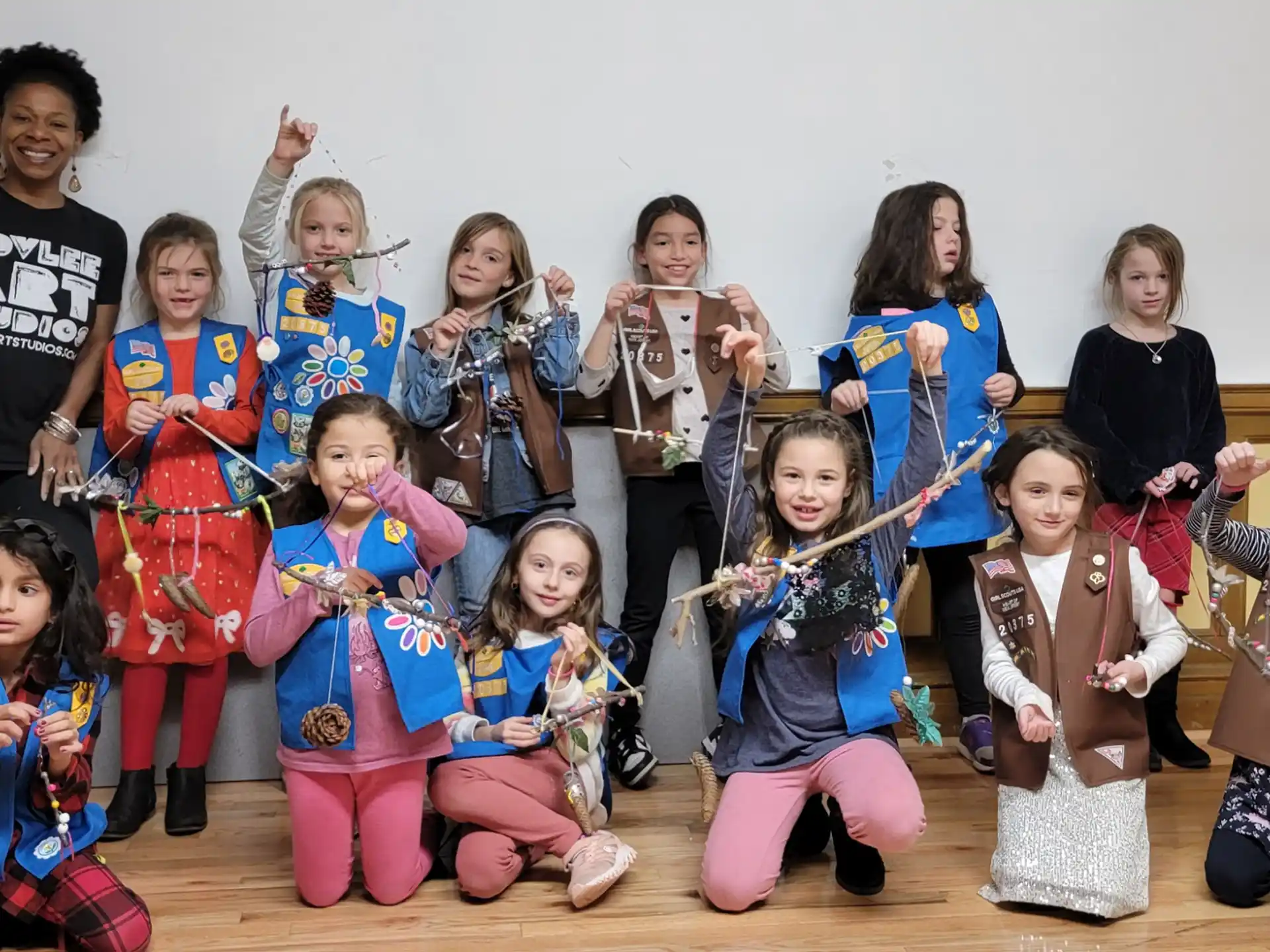 a group of children posing for a photo