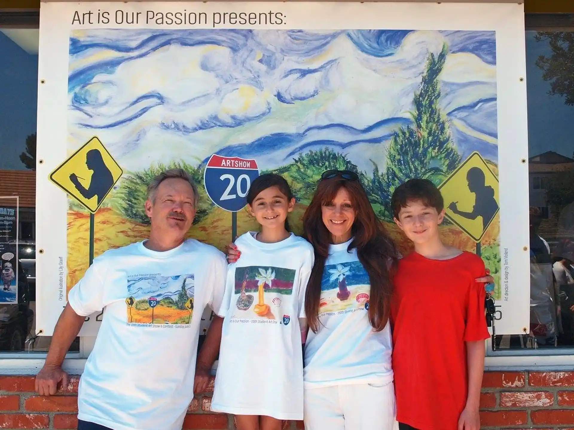 a group of people posing for a photo