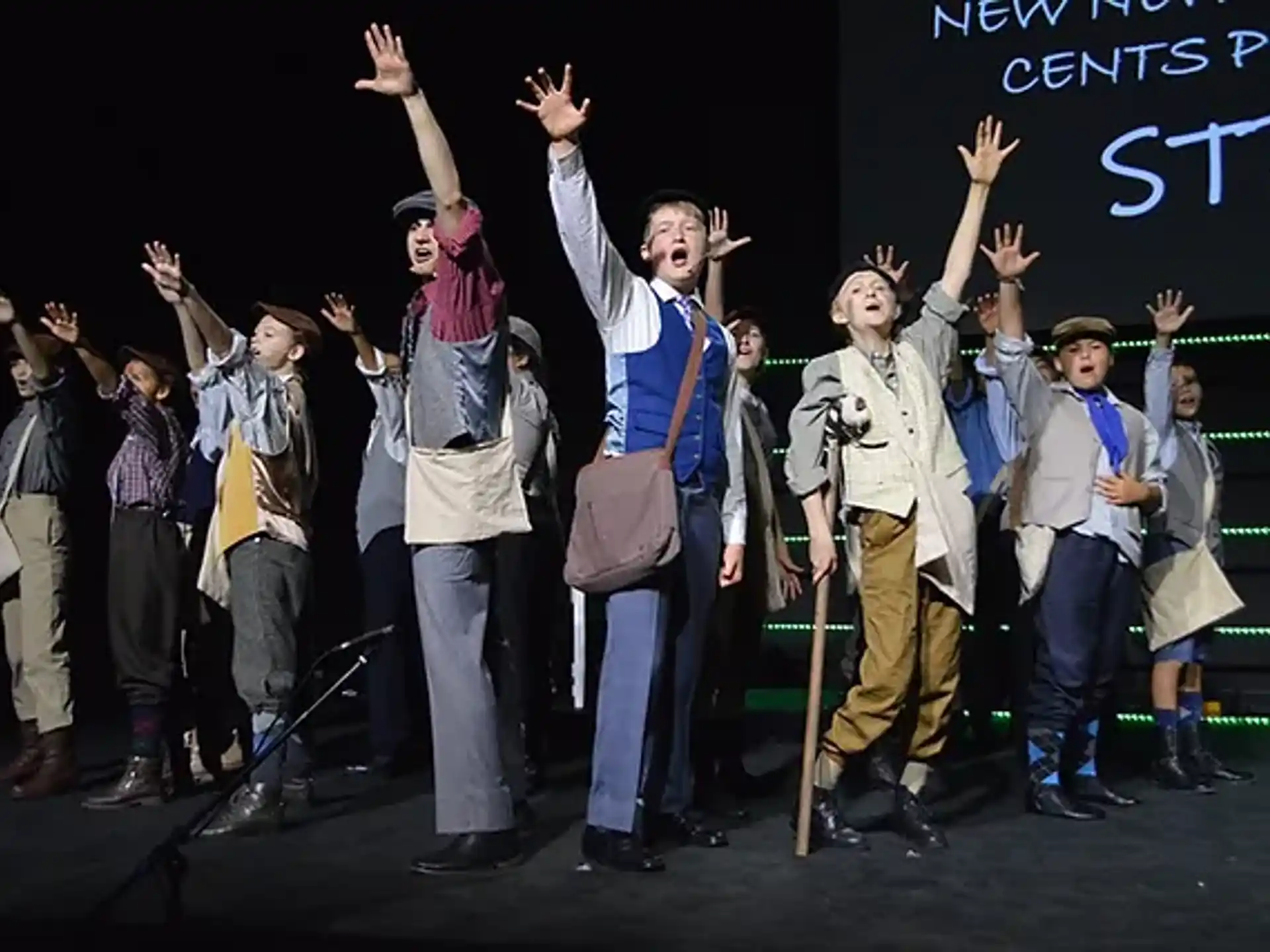 a group of people on a stage