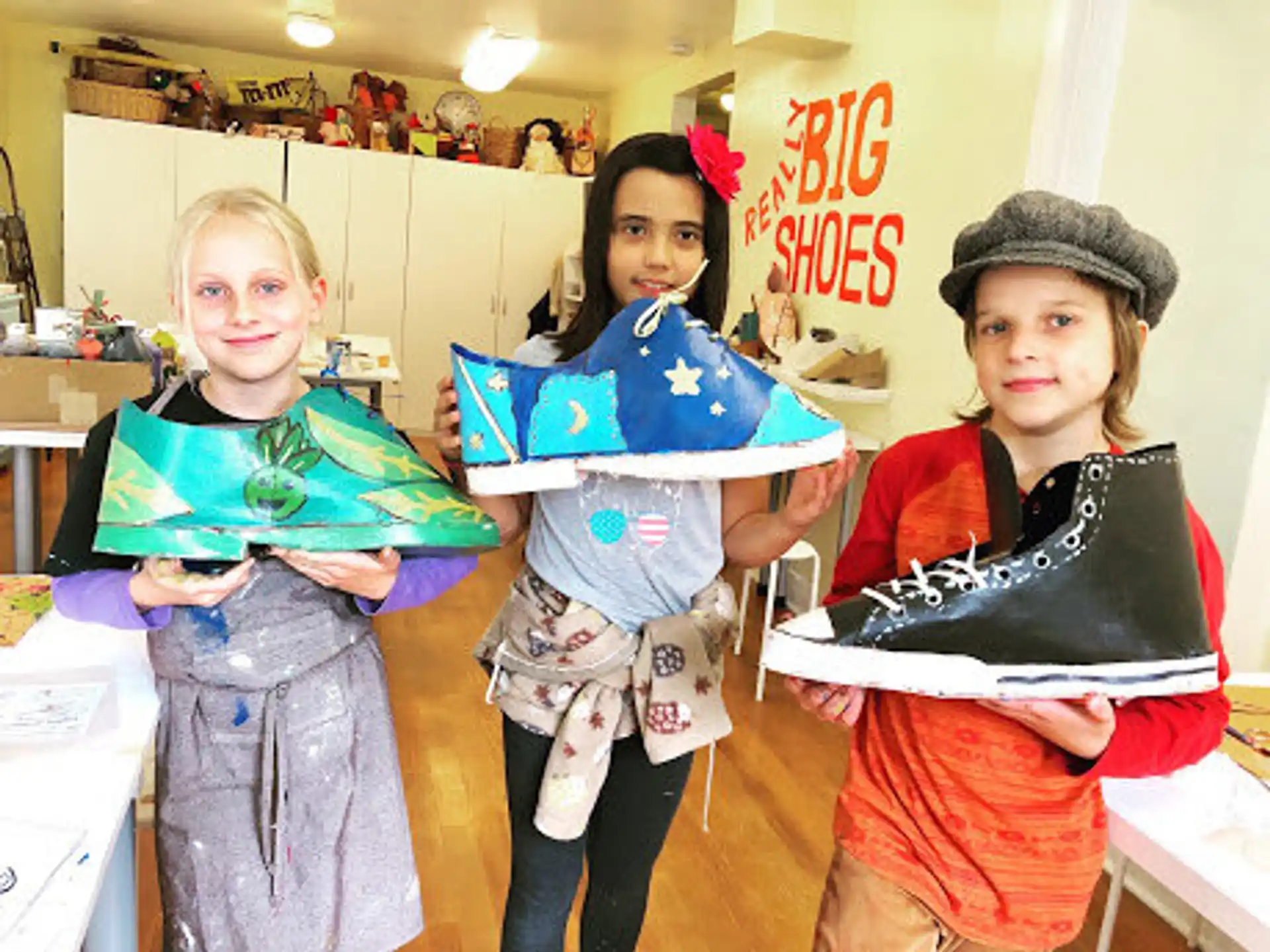 a group of girls in clothing