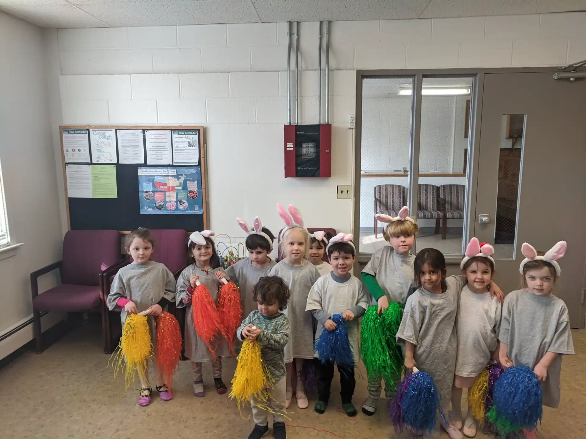 a group of children posing for a photo