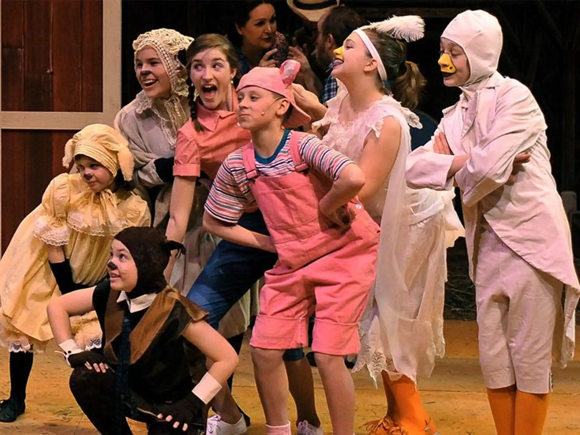 a group of children in clothing