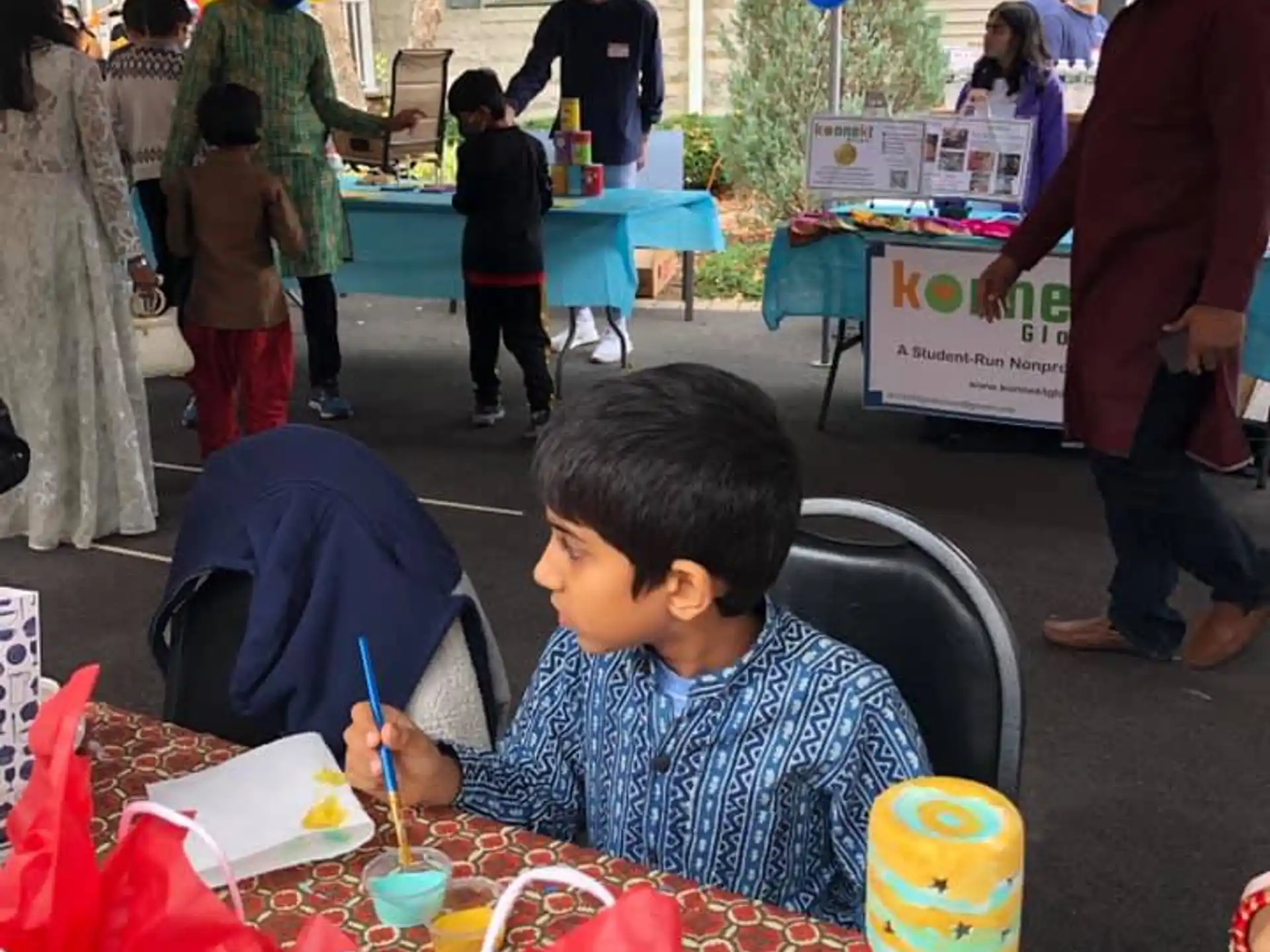 a group of people at an event