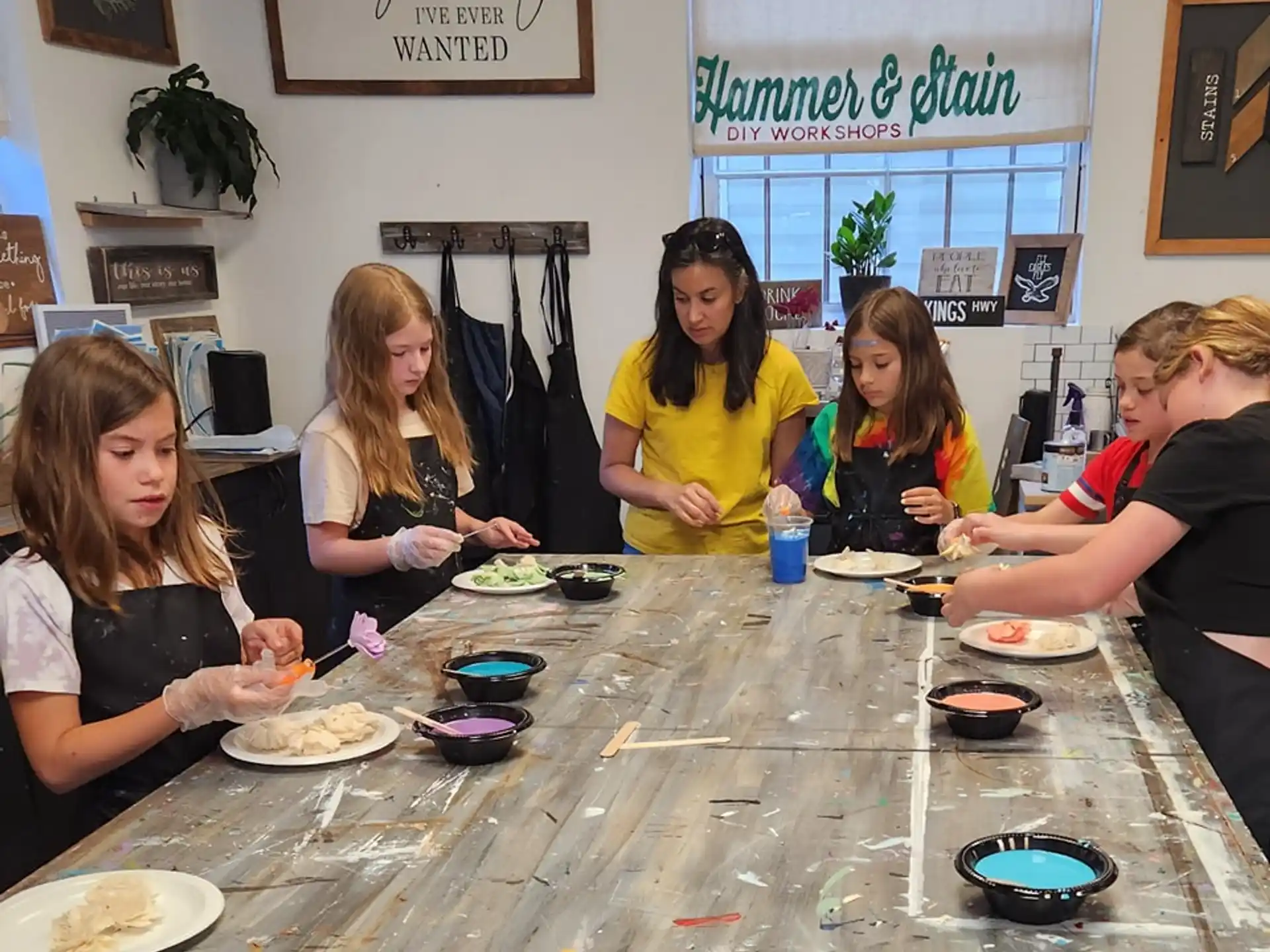 a group of women eating at a table
