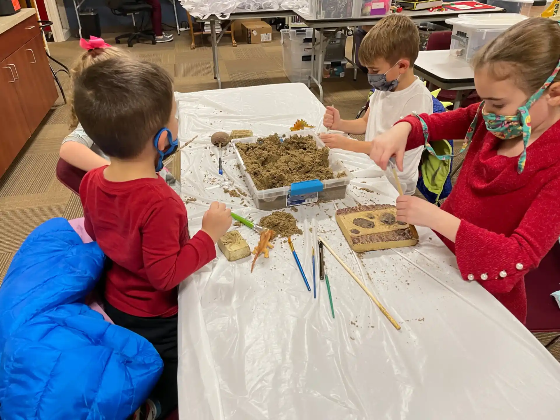 children playing with toys