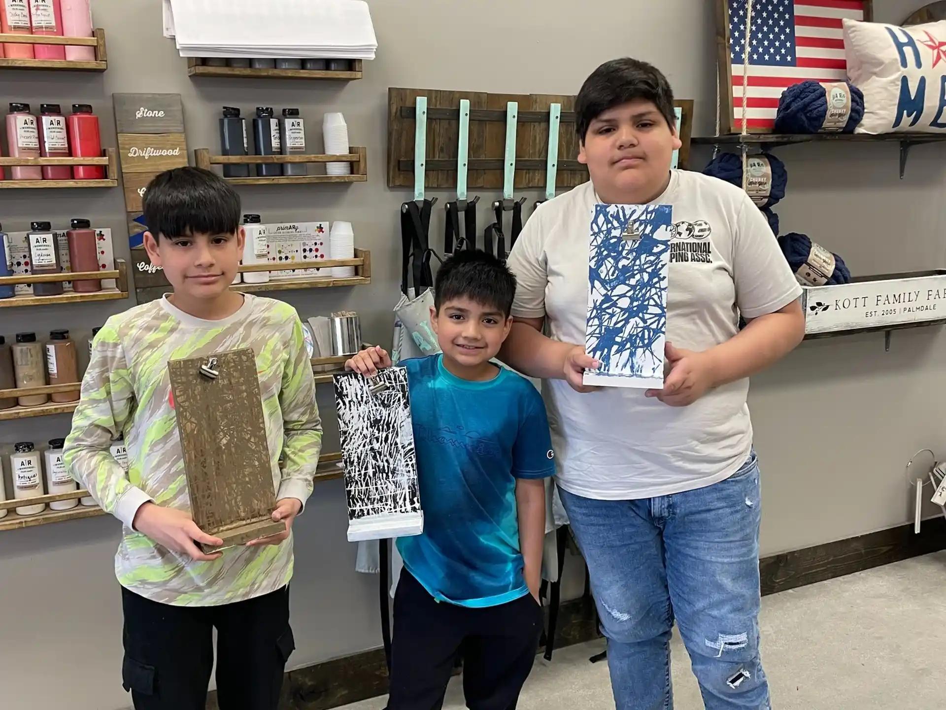 a group of boys posing for a picture