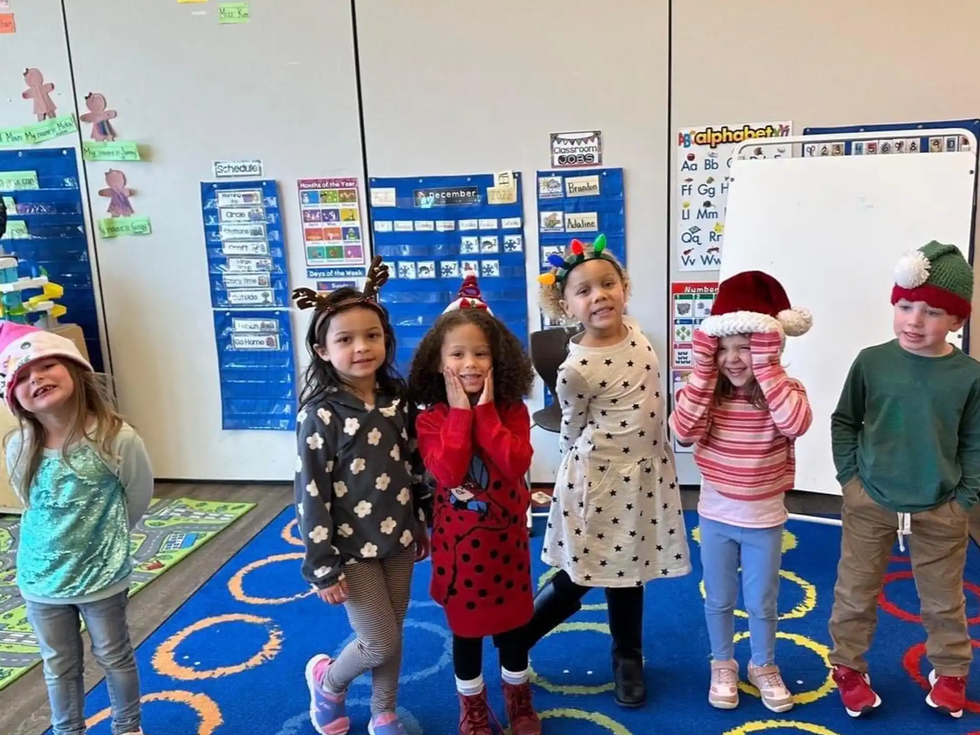a group of children posing for a photo