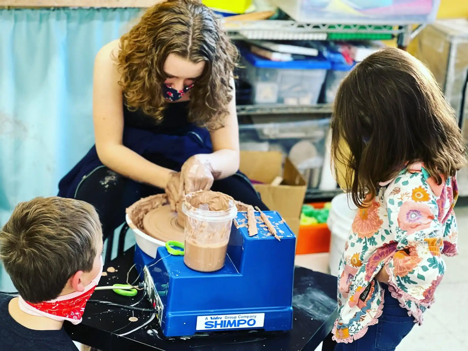 a few children making a science experiment