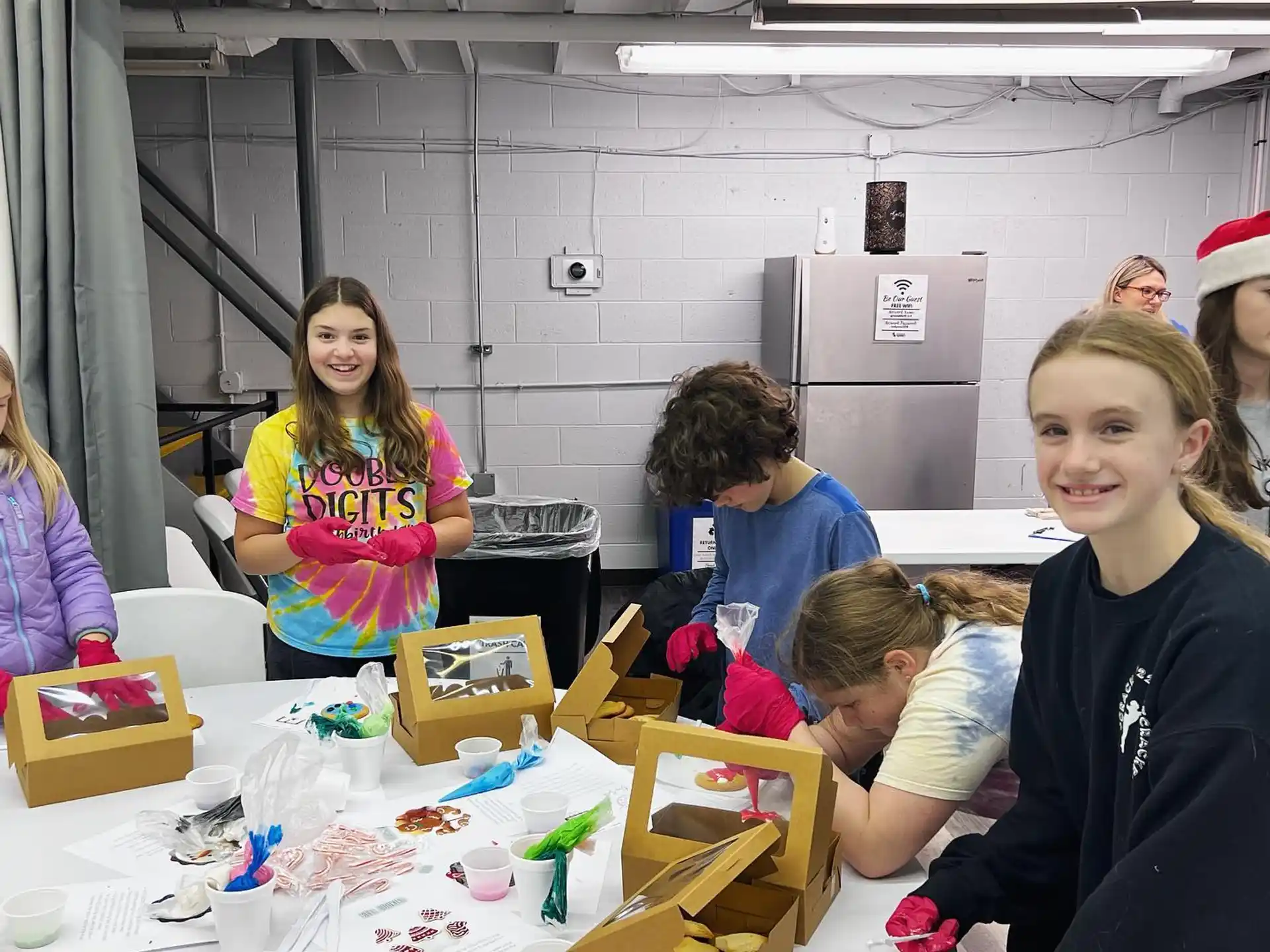 a group of children playing with toys