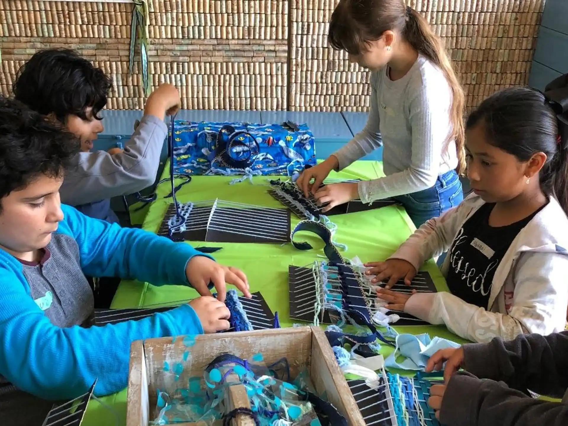 a group of children playing a game