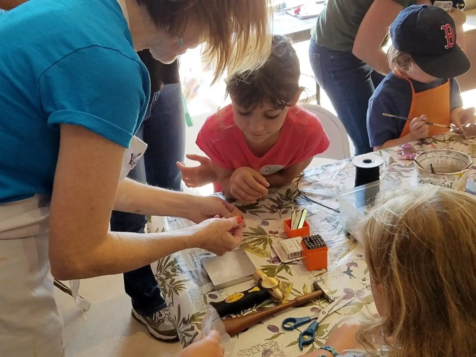 a group of people working on a project