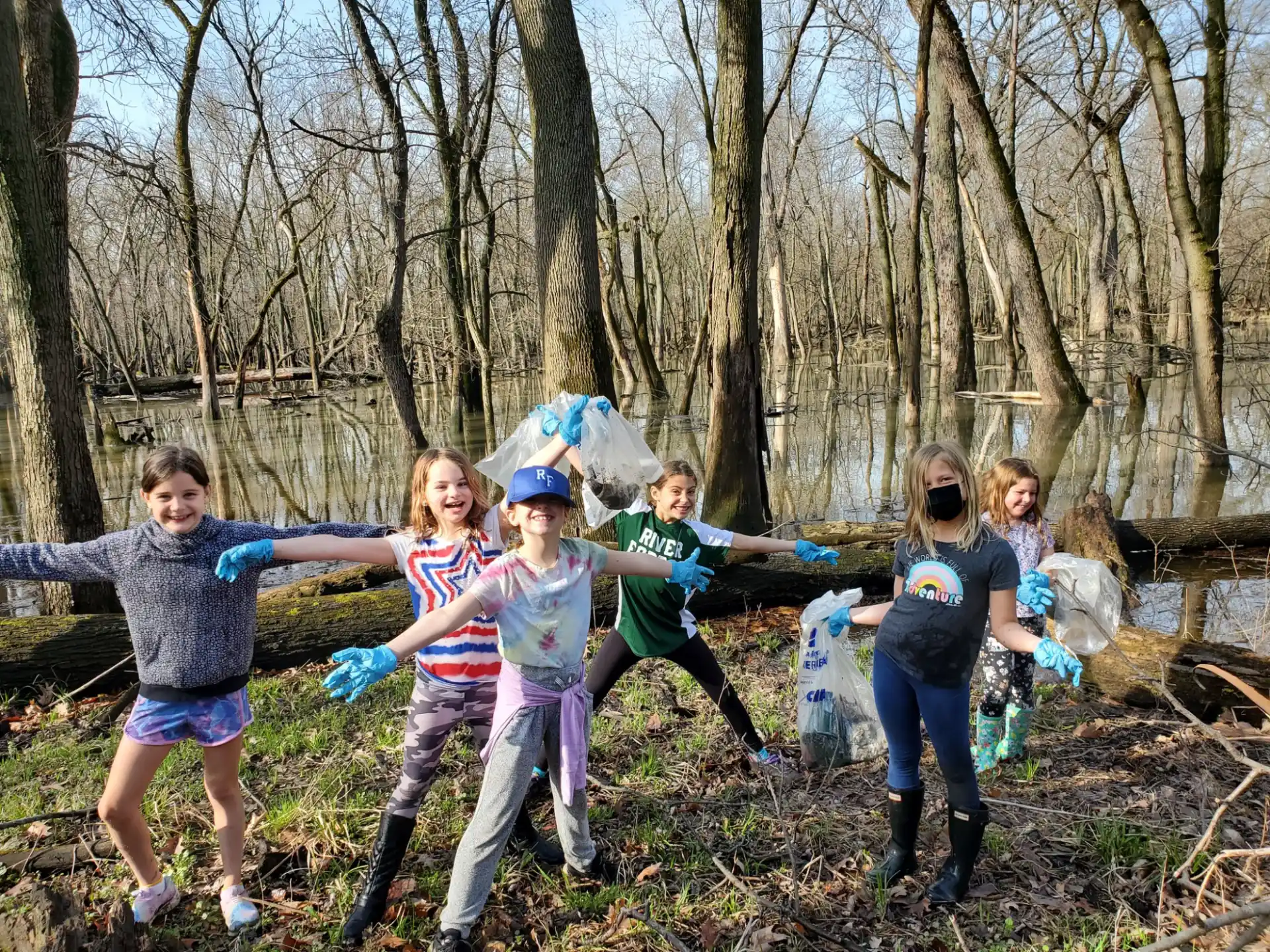 a group of children posing for a photo