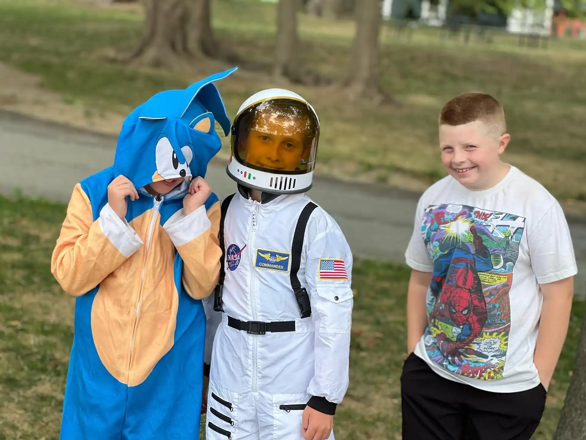 a group of people wearing clothing