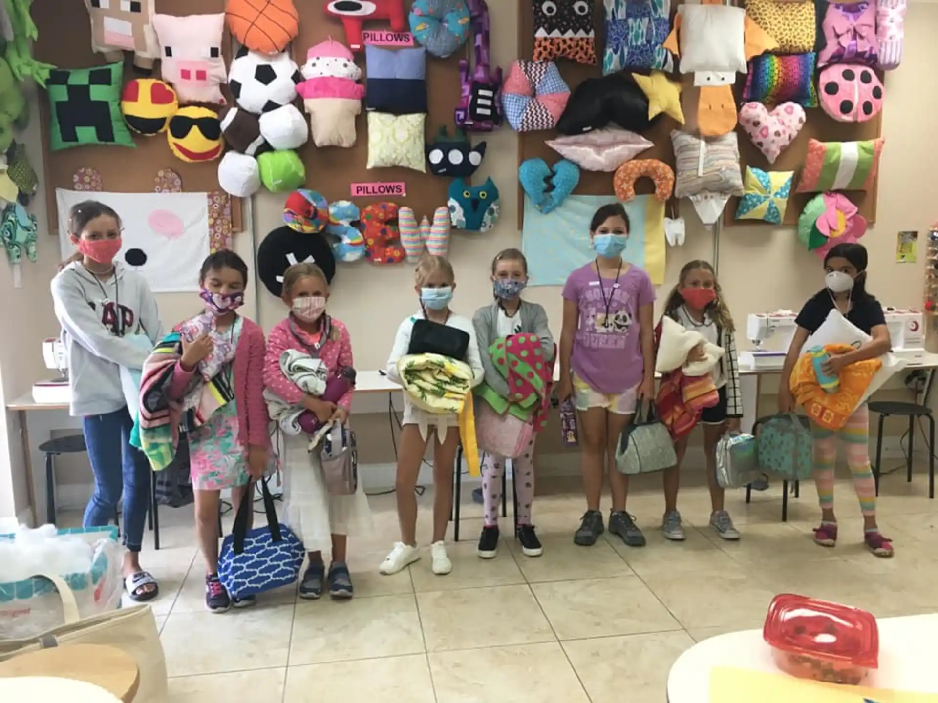 a group of people wearing clothing