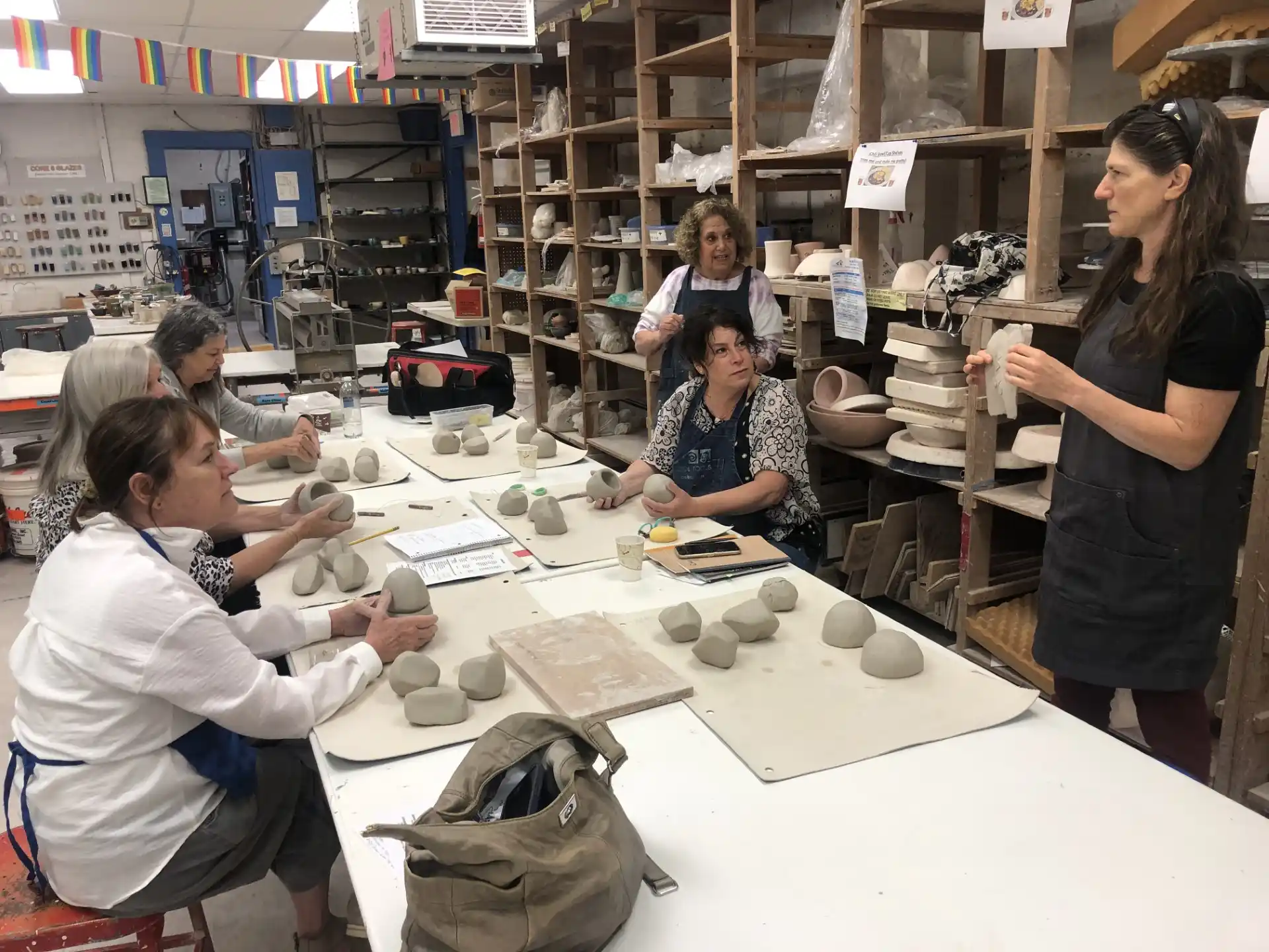 a group of people working on a project