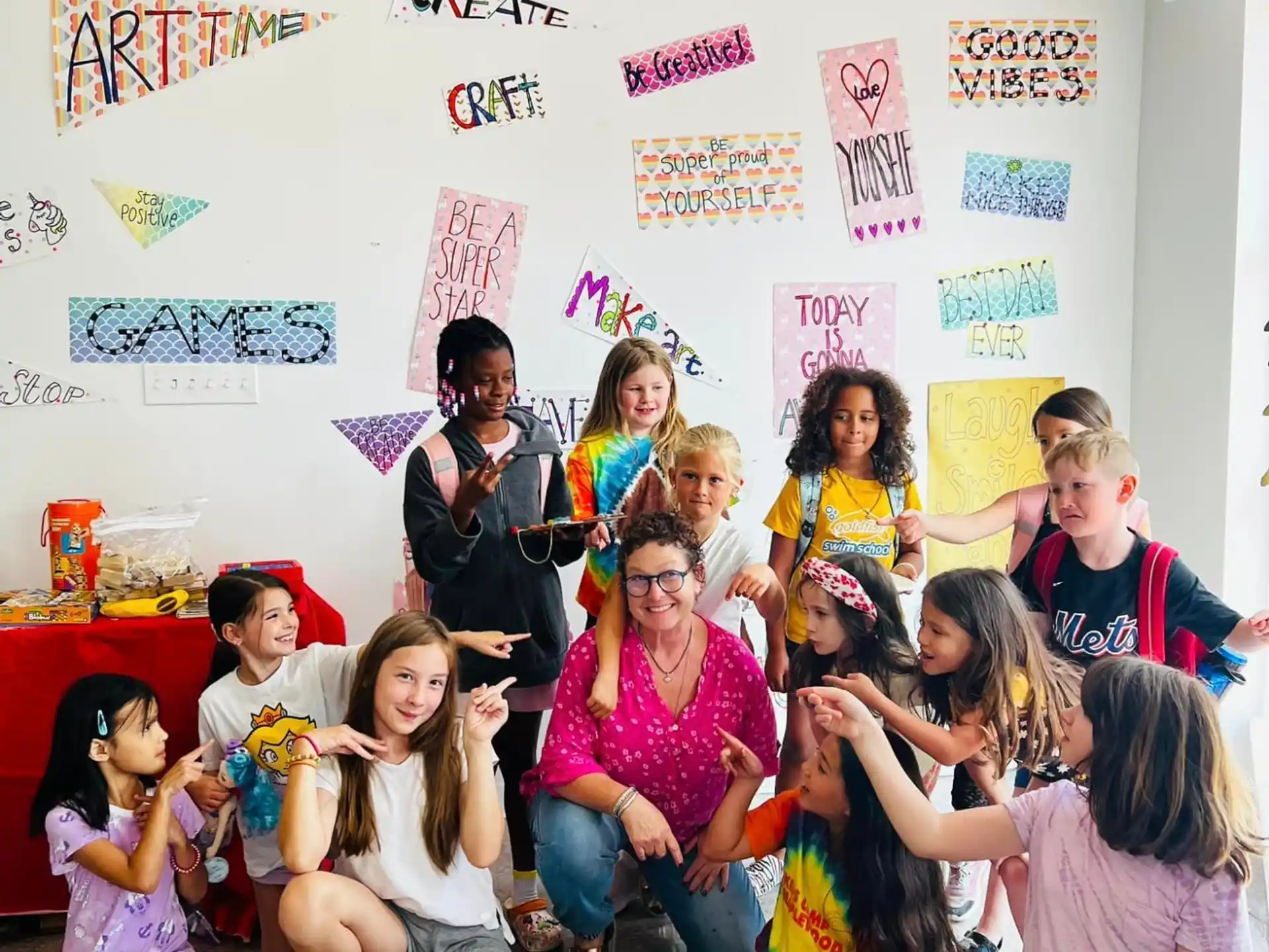 a group of people posing for a photo