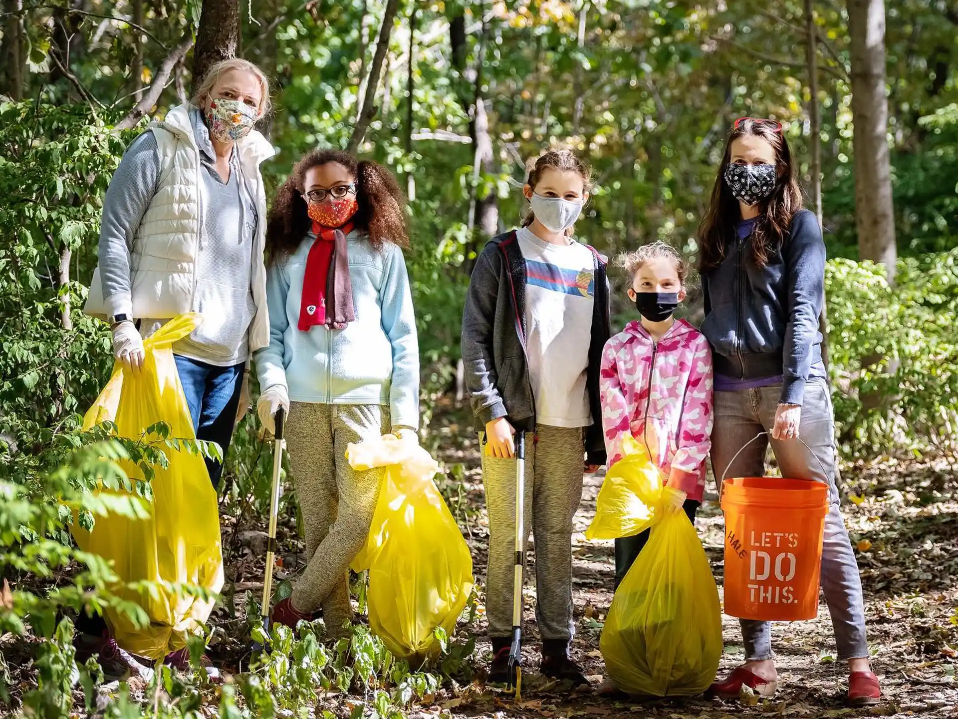 a group of people wearing clothing