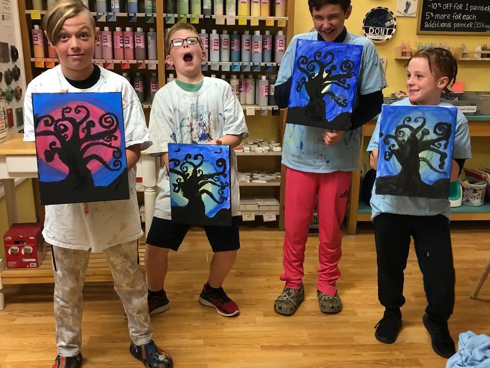 a group of people wearing clothing