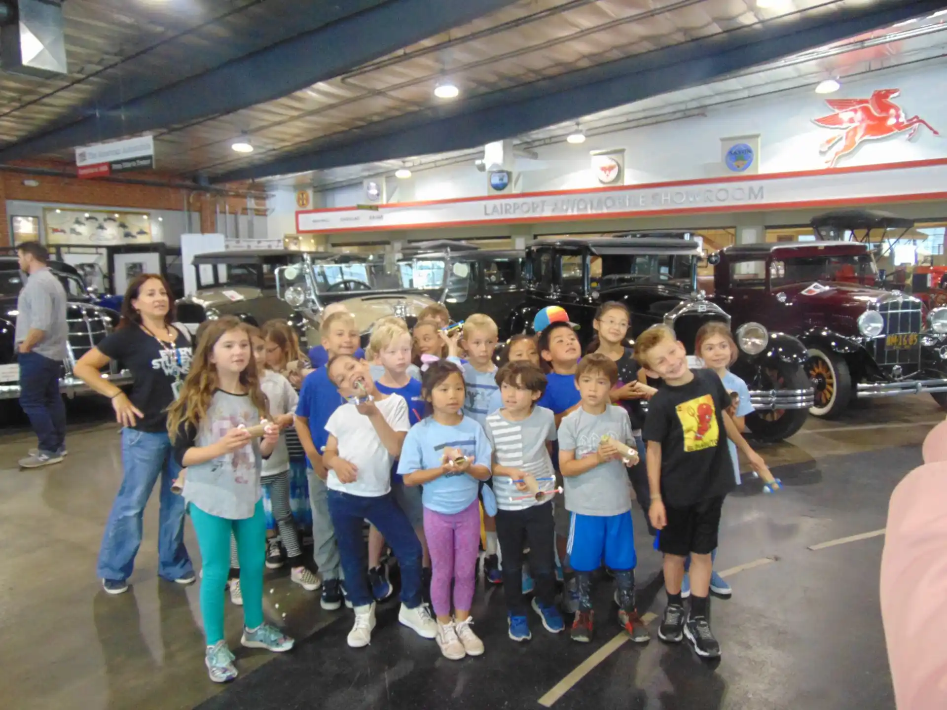 a group of children posing for a photo