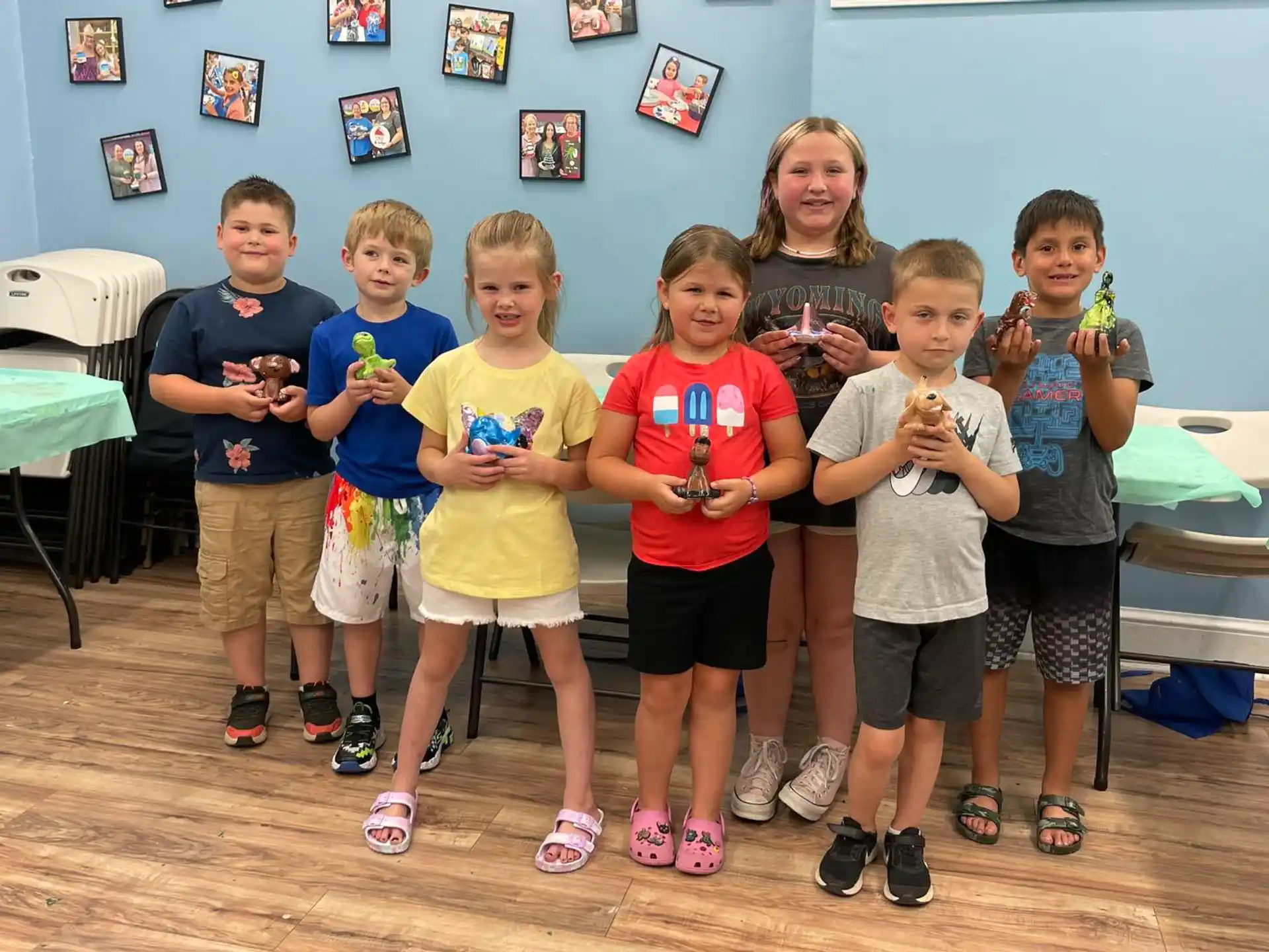 a group of children posing for a photo