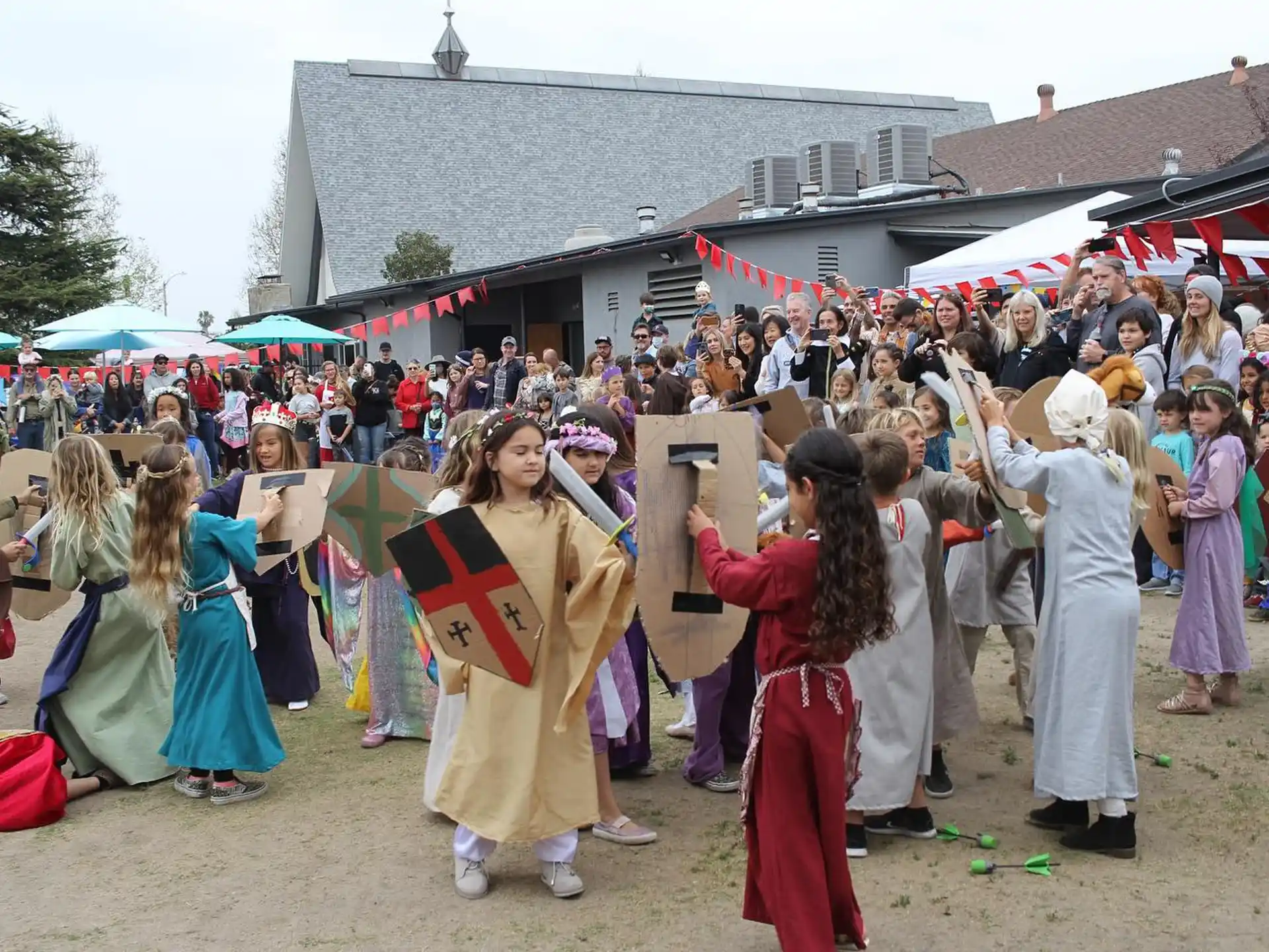 a group of people in clothing