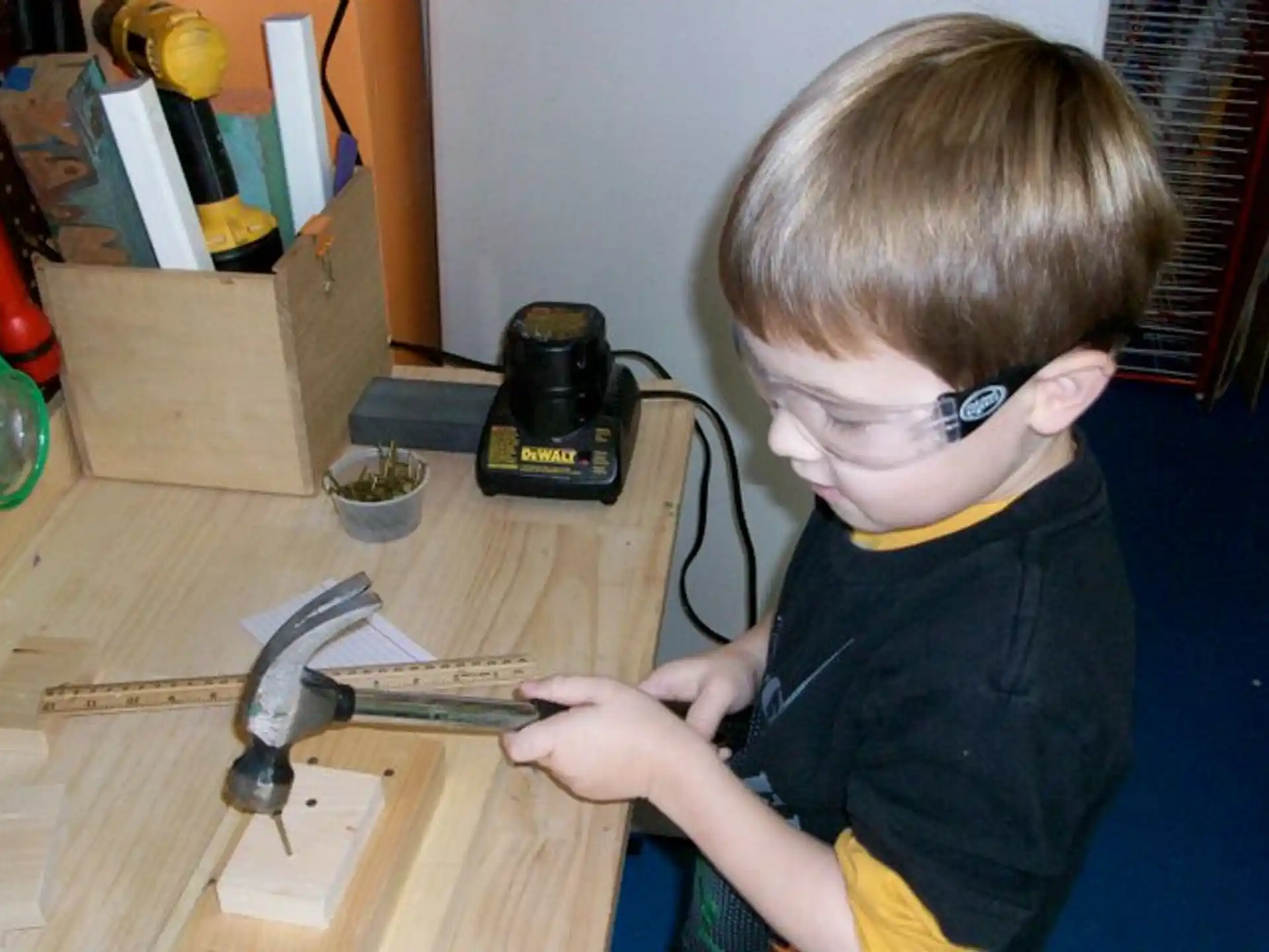a boy with a toy gun