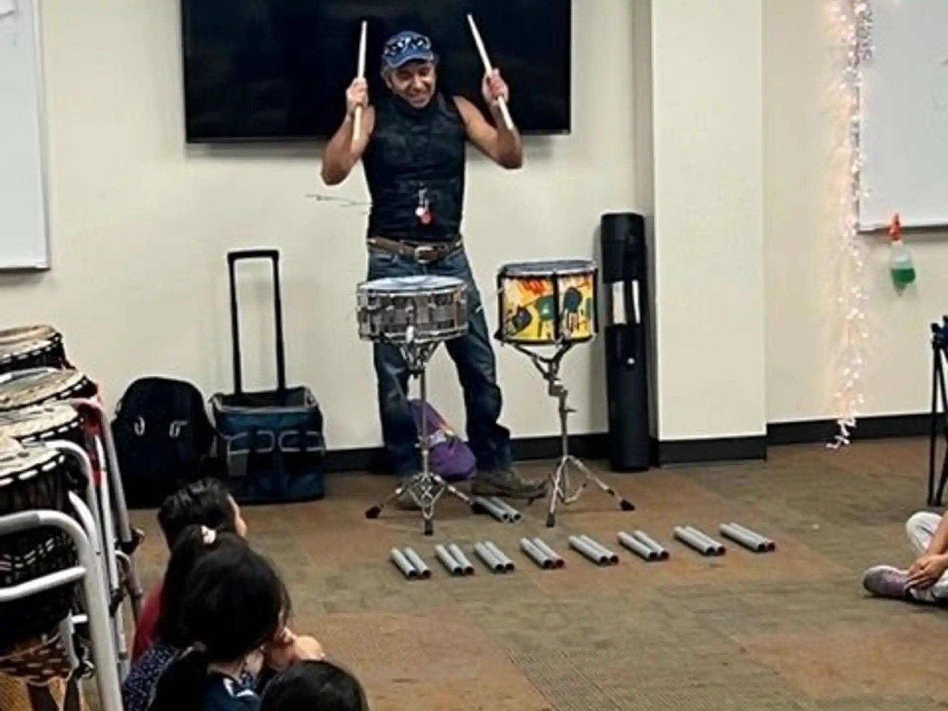 a person playing a musical instrument