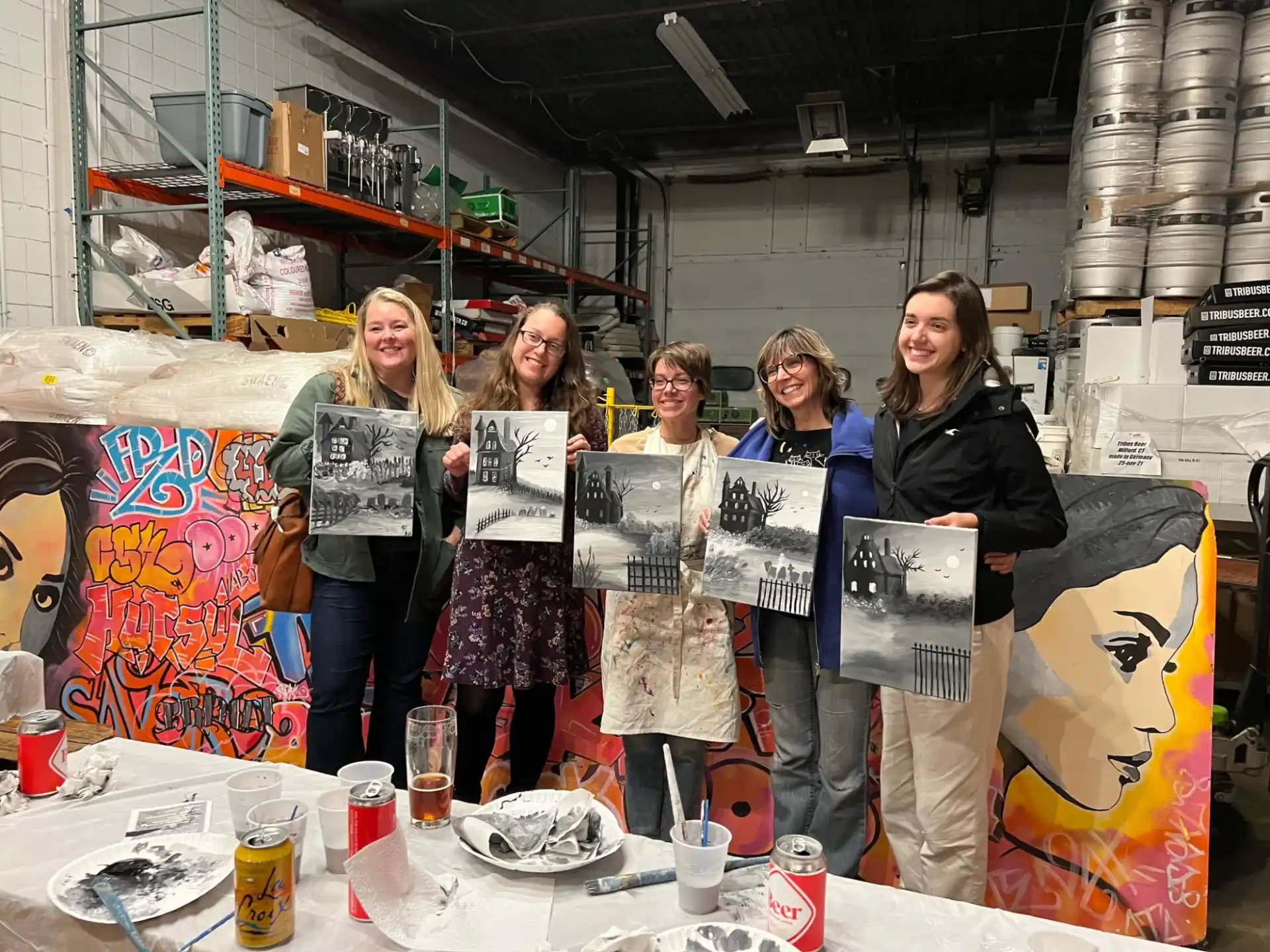 a group of women holding signs