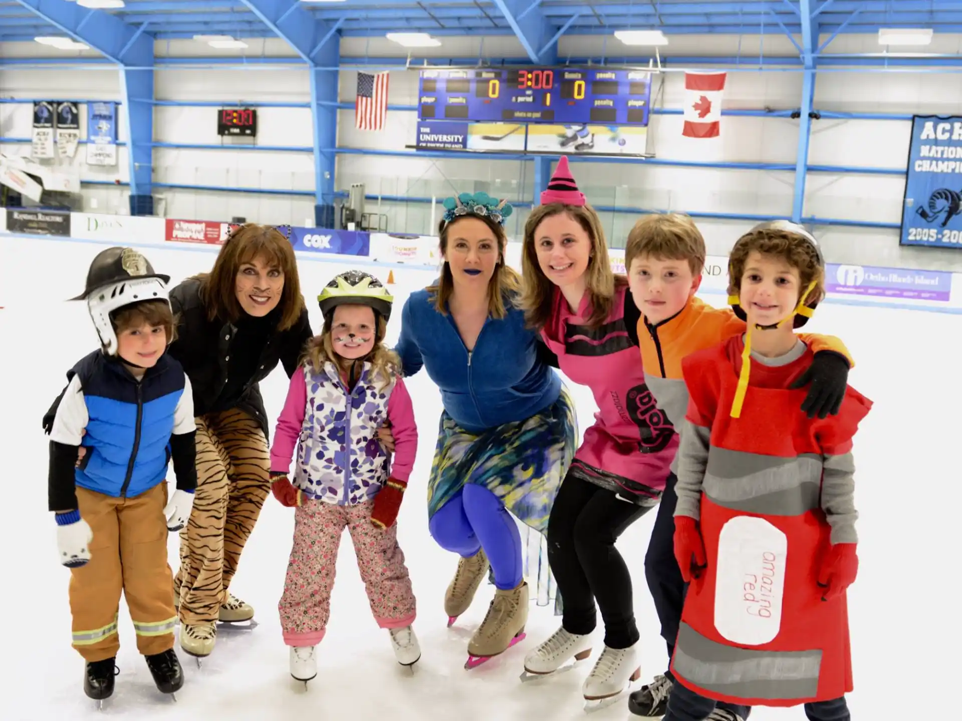 a group of people posing for a photo