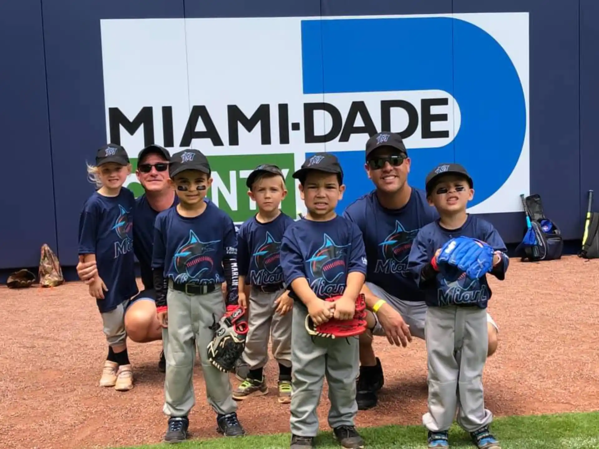 a group of kids posing for a picture