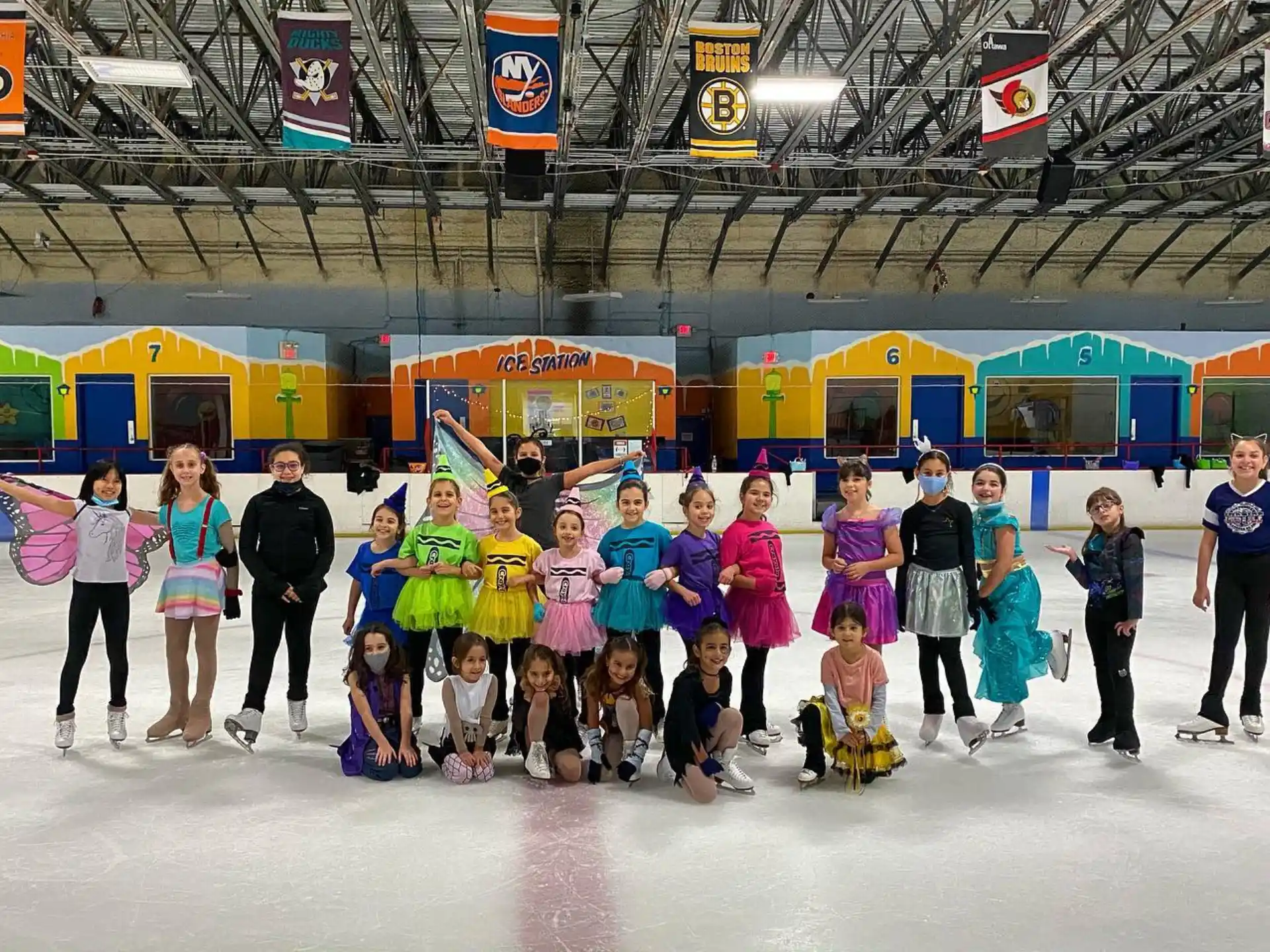 a group of people posing for a photo
