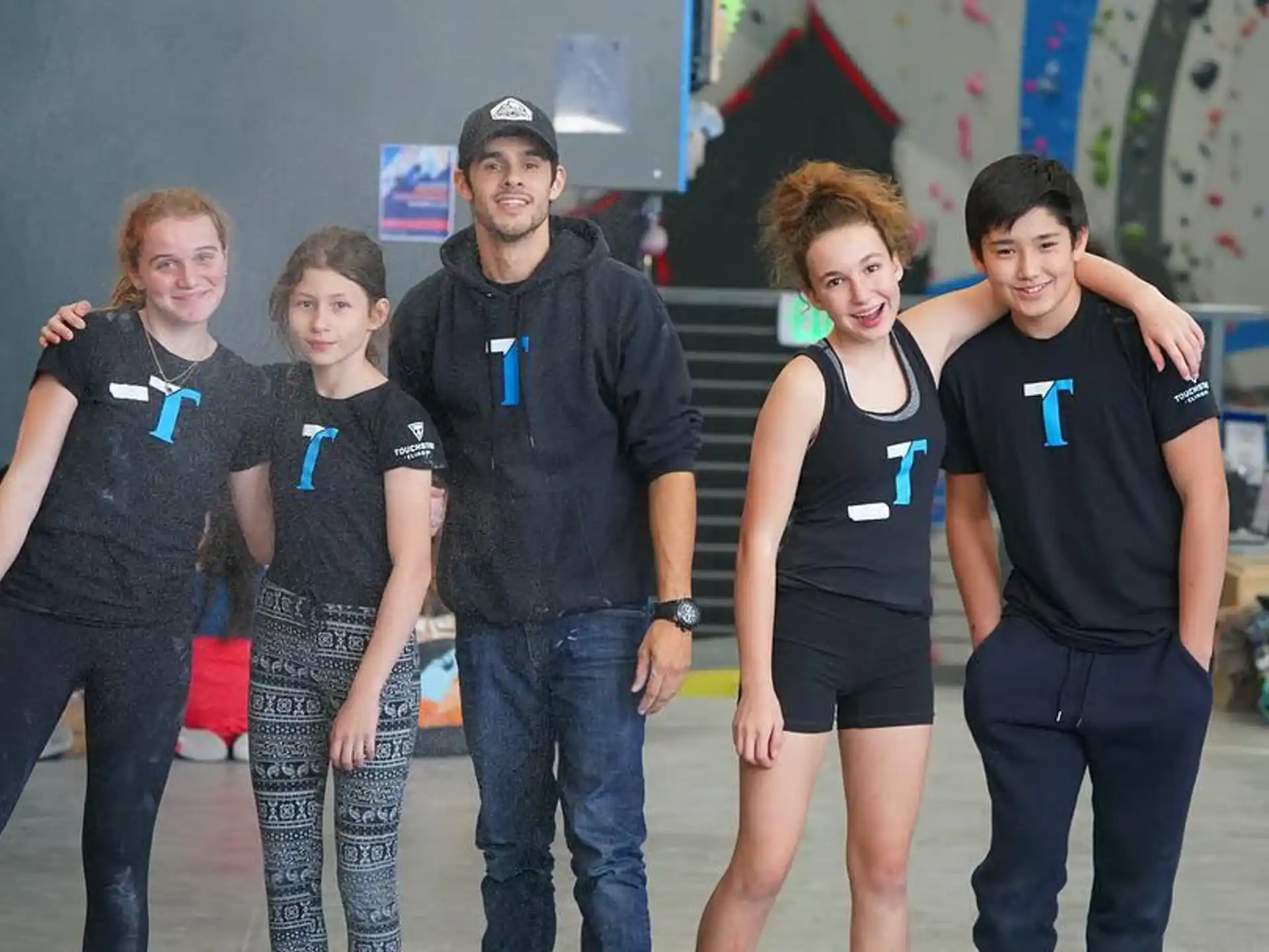 a group of people posing for a photo