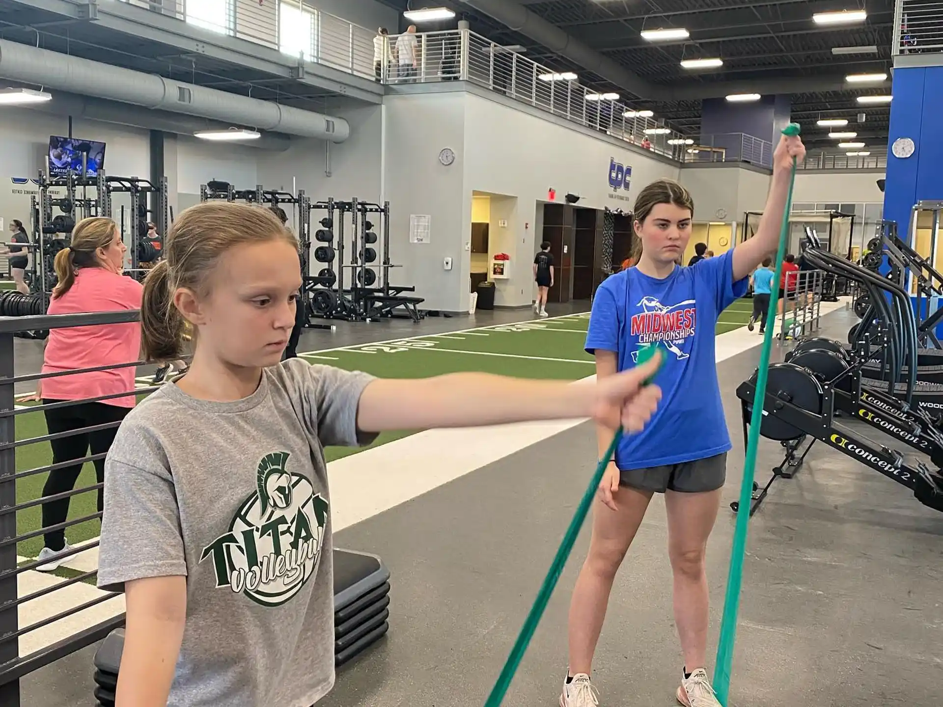 a person lifting a barbell