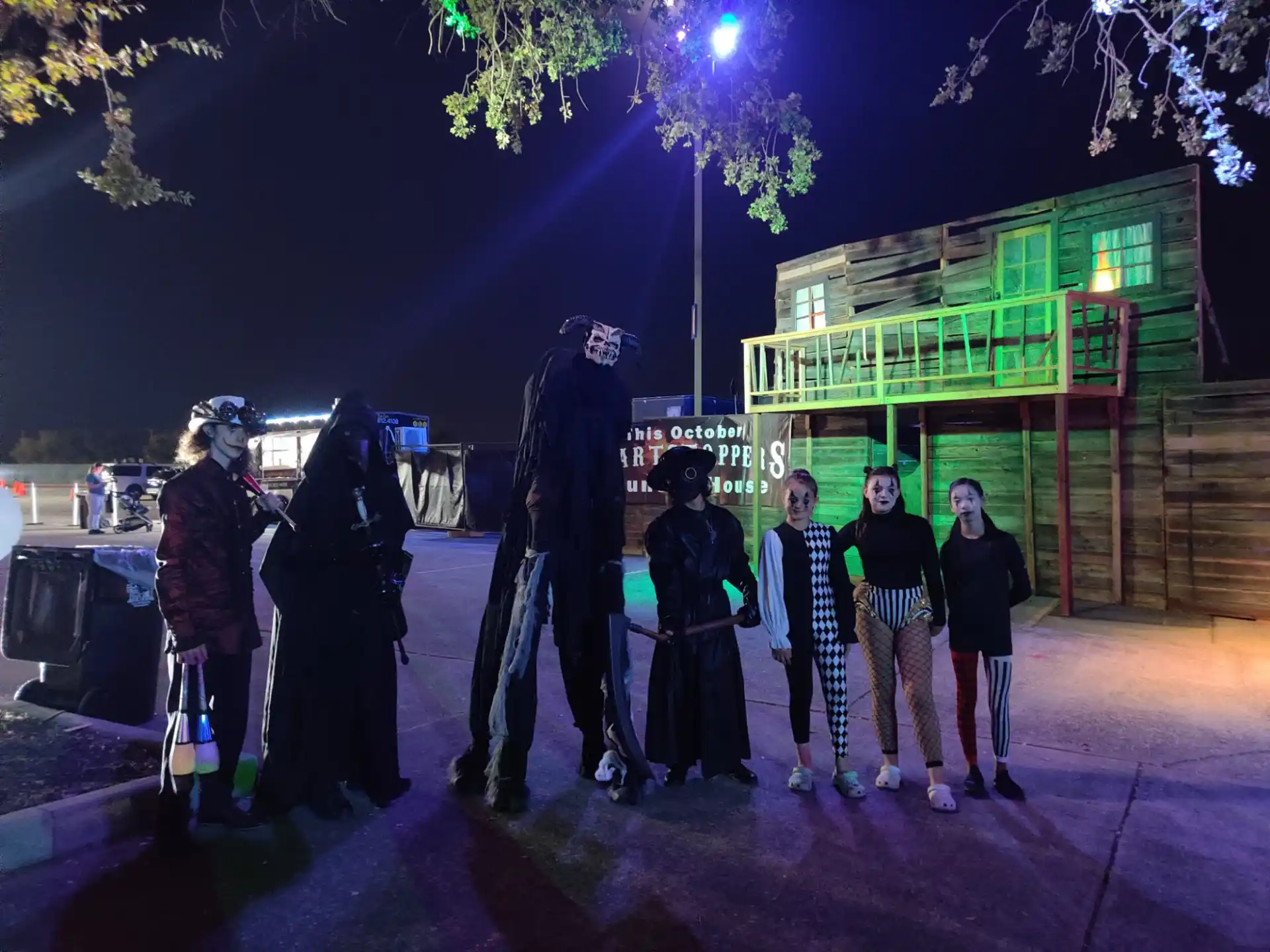 a group of people in clothing