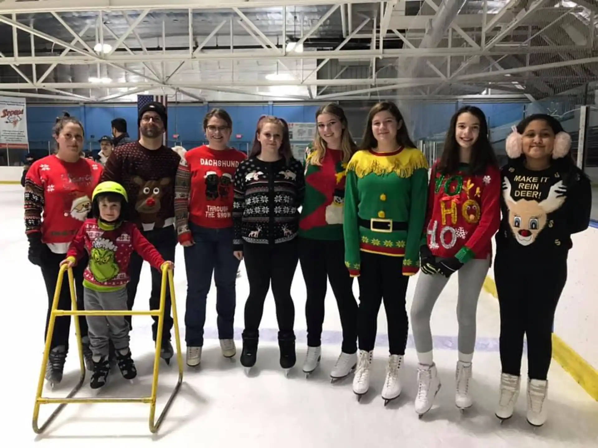 a group of people posing for a photo