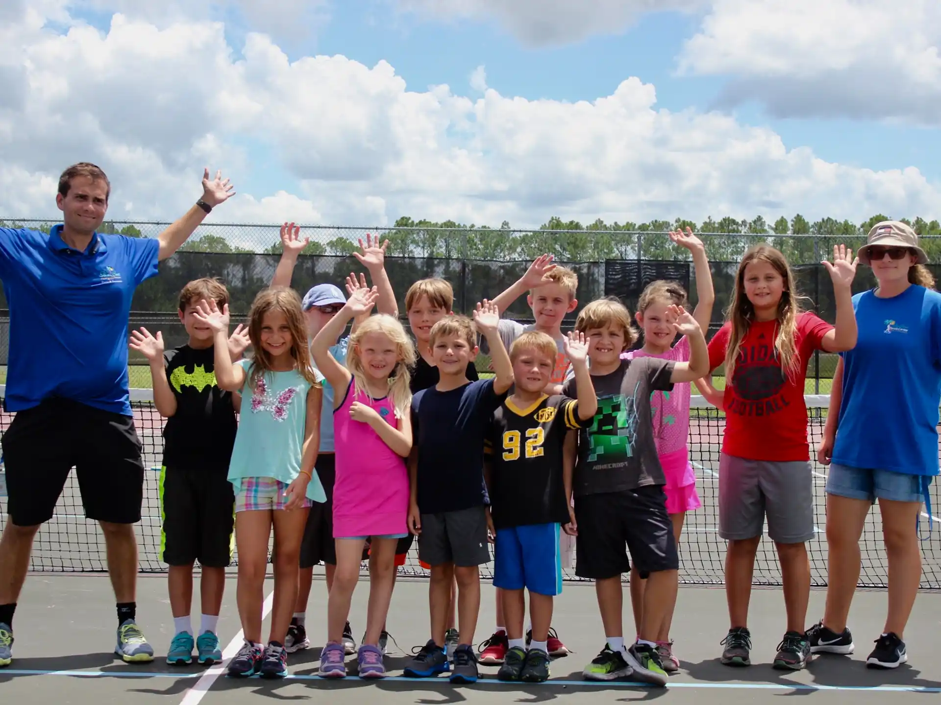 a group of people posing for a photo