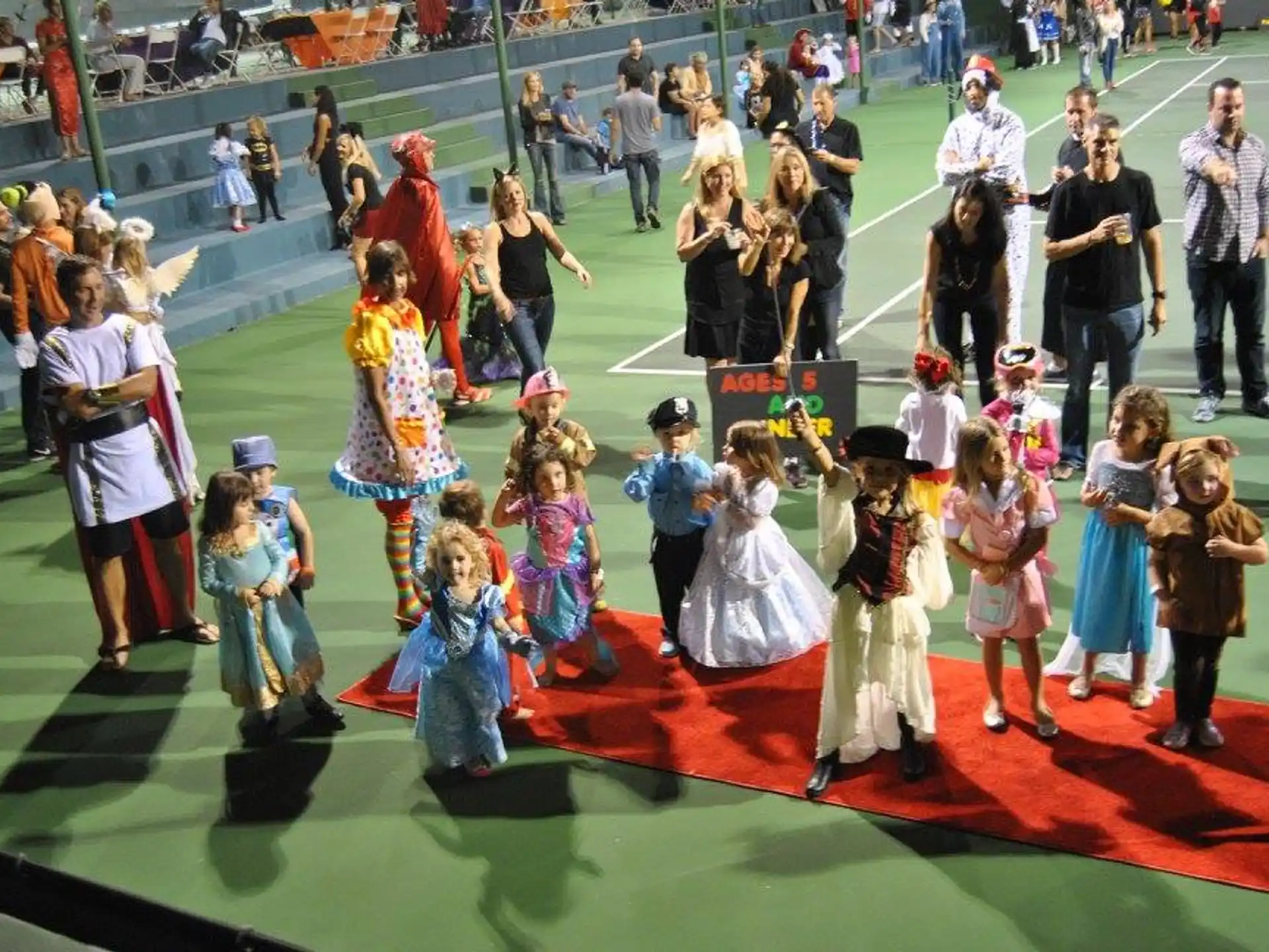 a group of people dancing