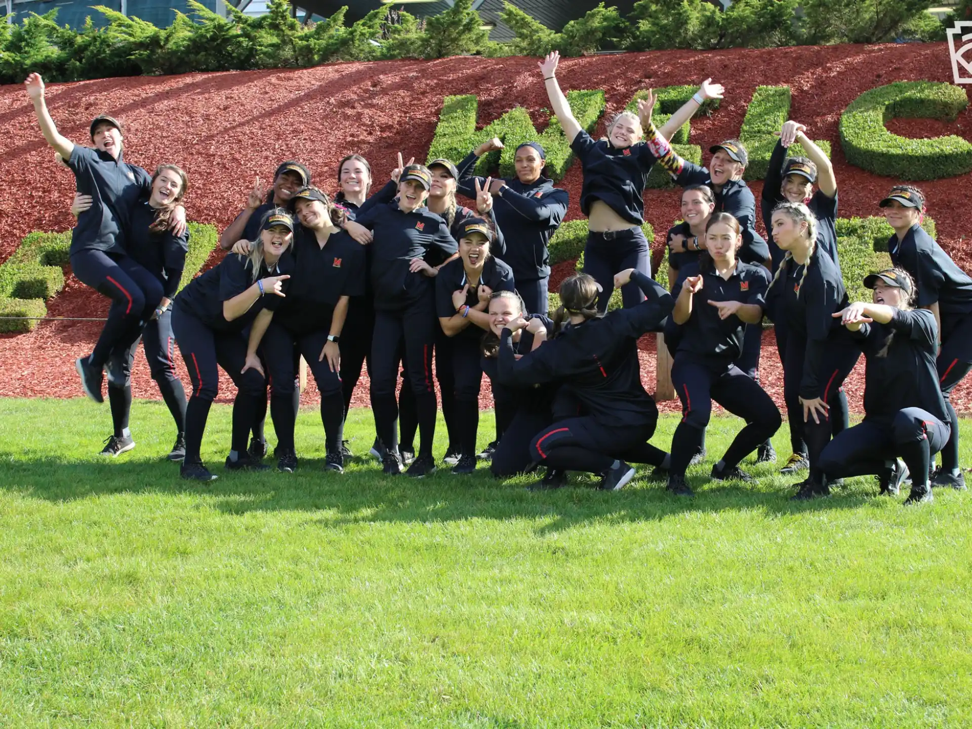 a group of people posing for a photo