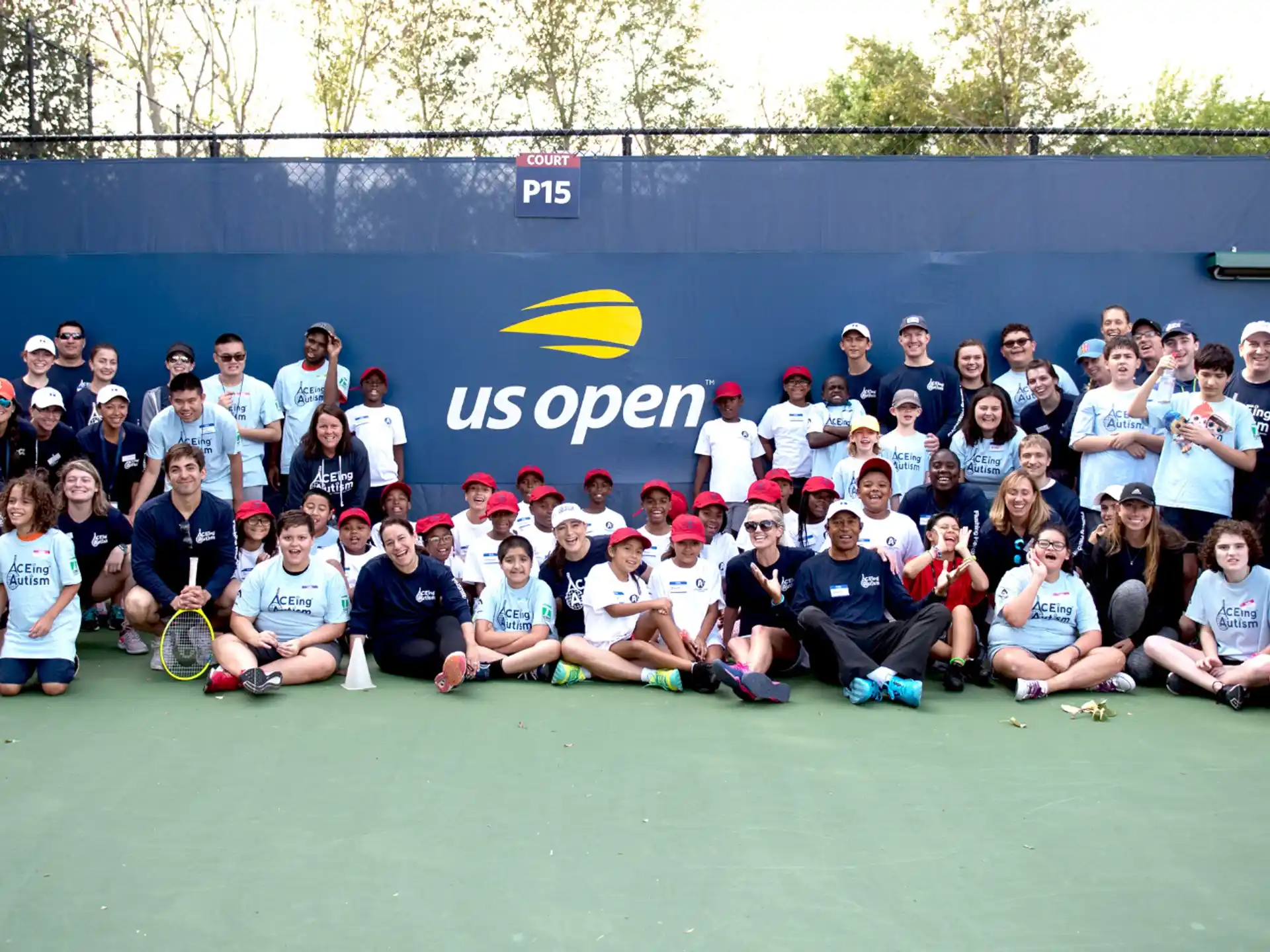 a group of people posing for a photo