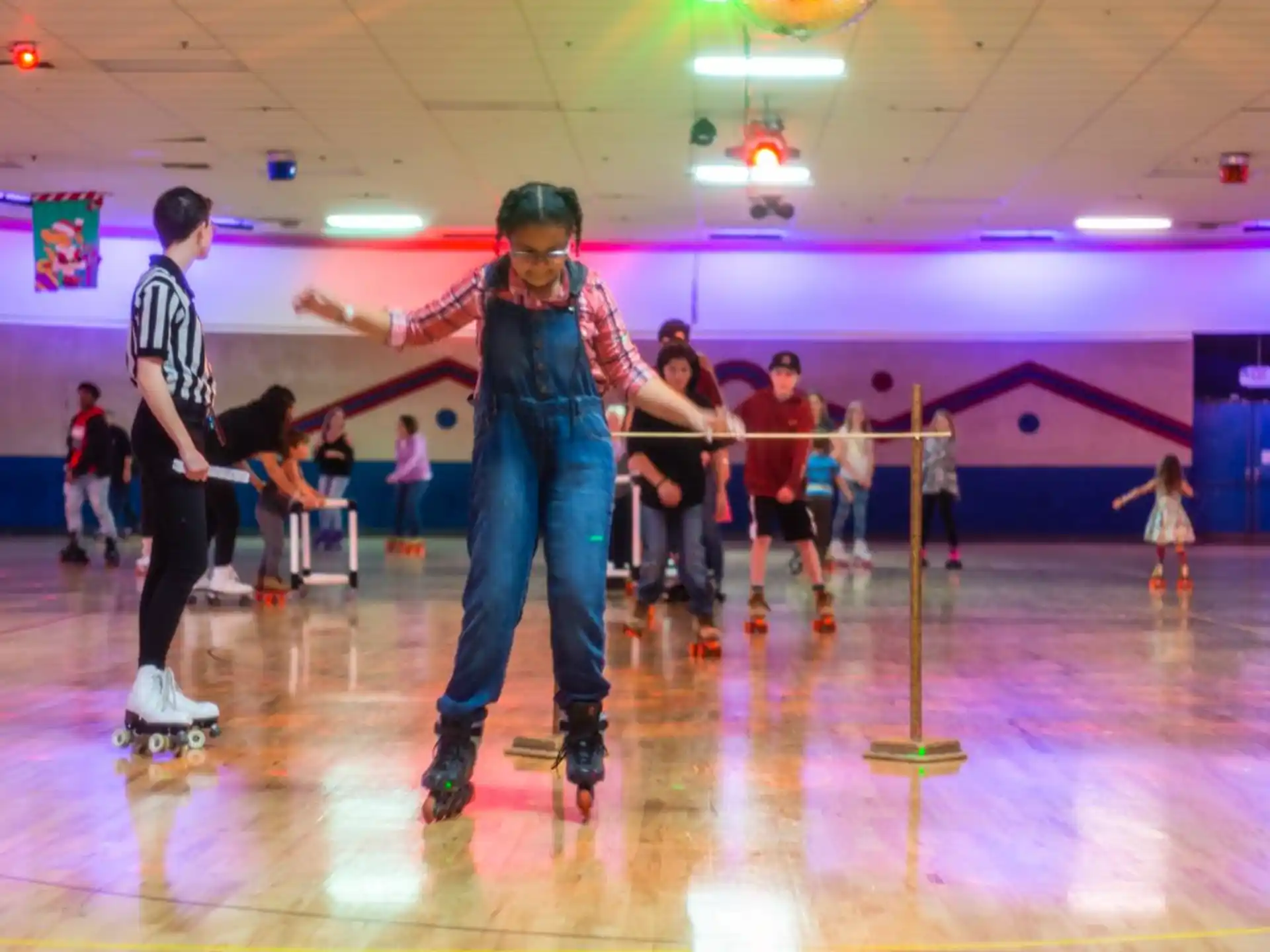 a group of people dancing