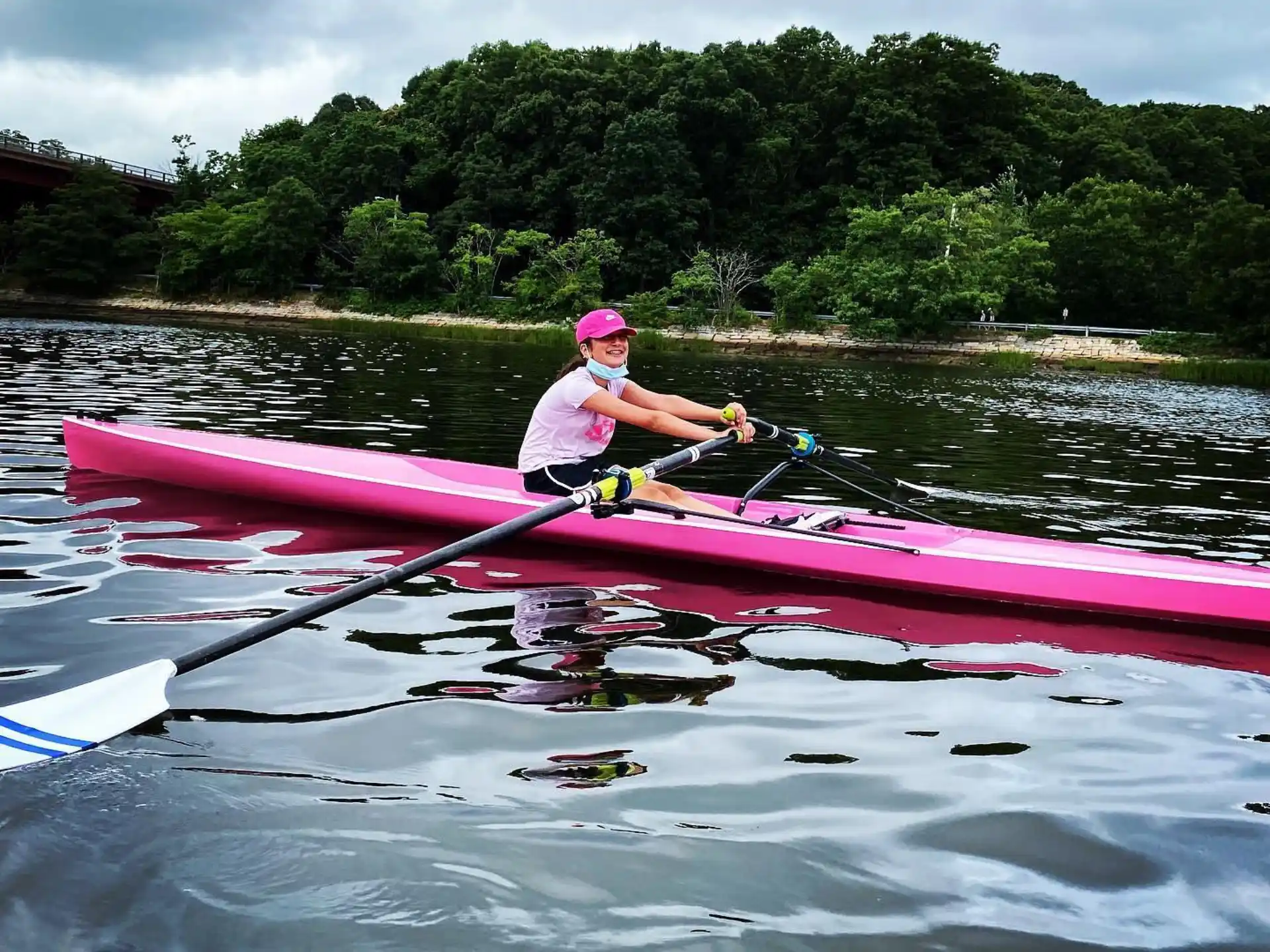 a person in a kayak