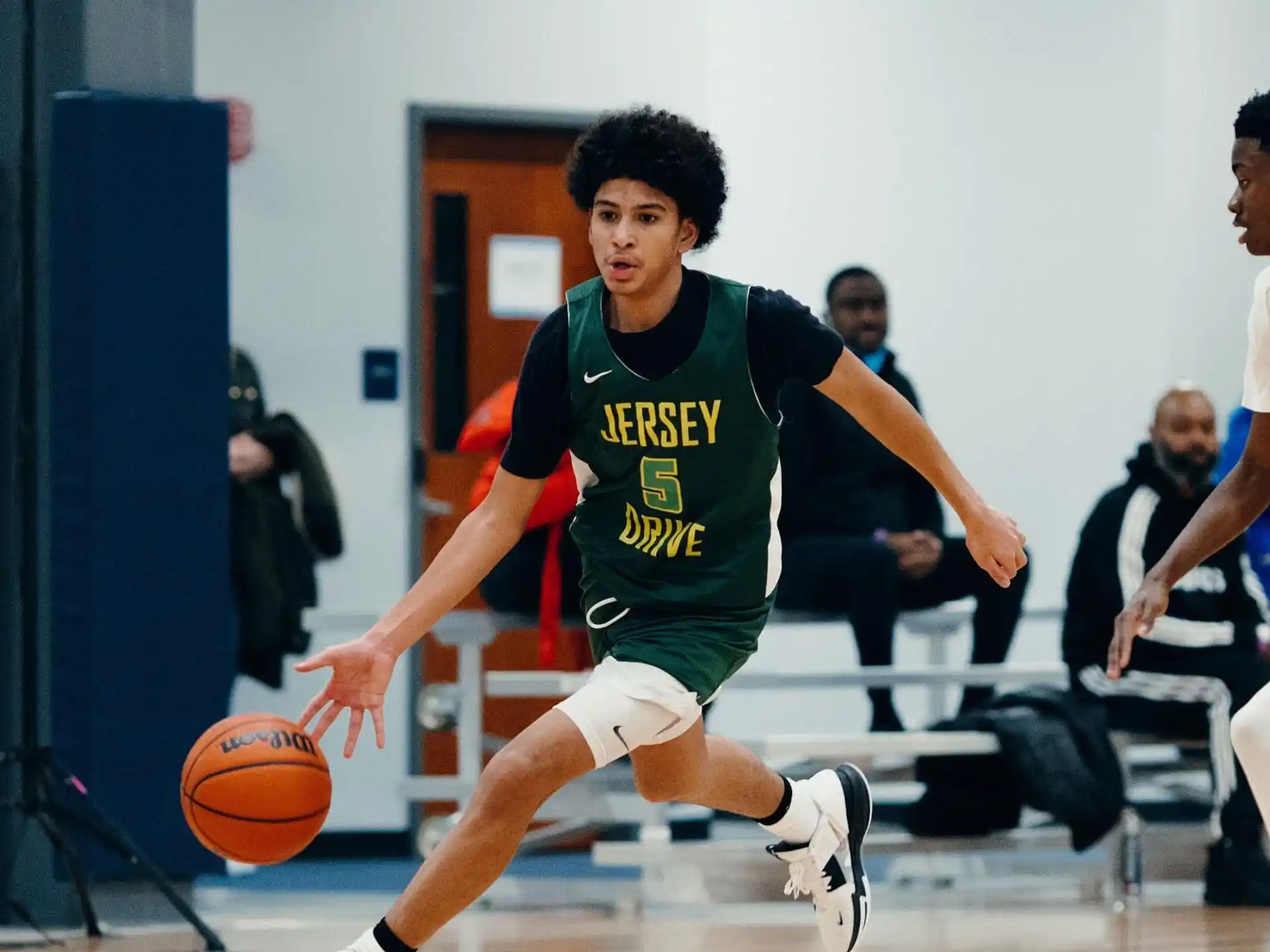 a person playing basketball