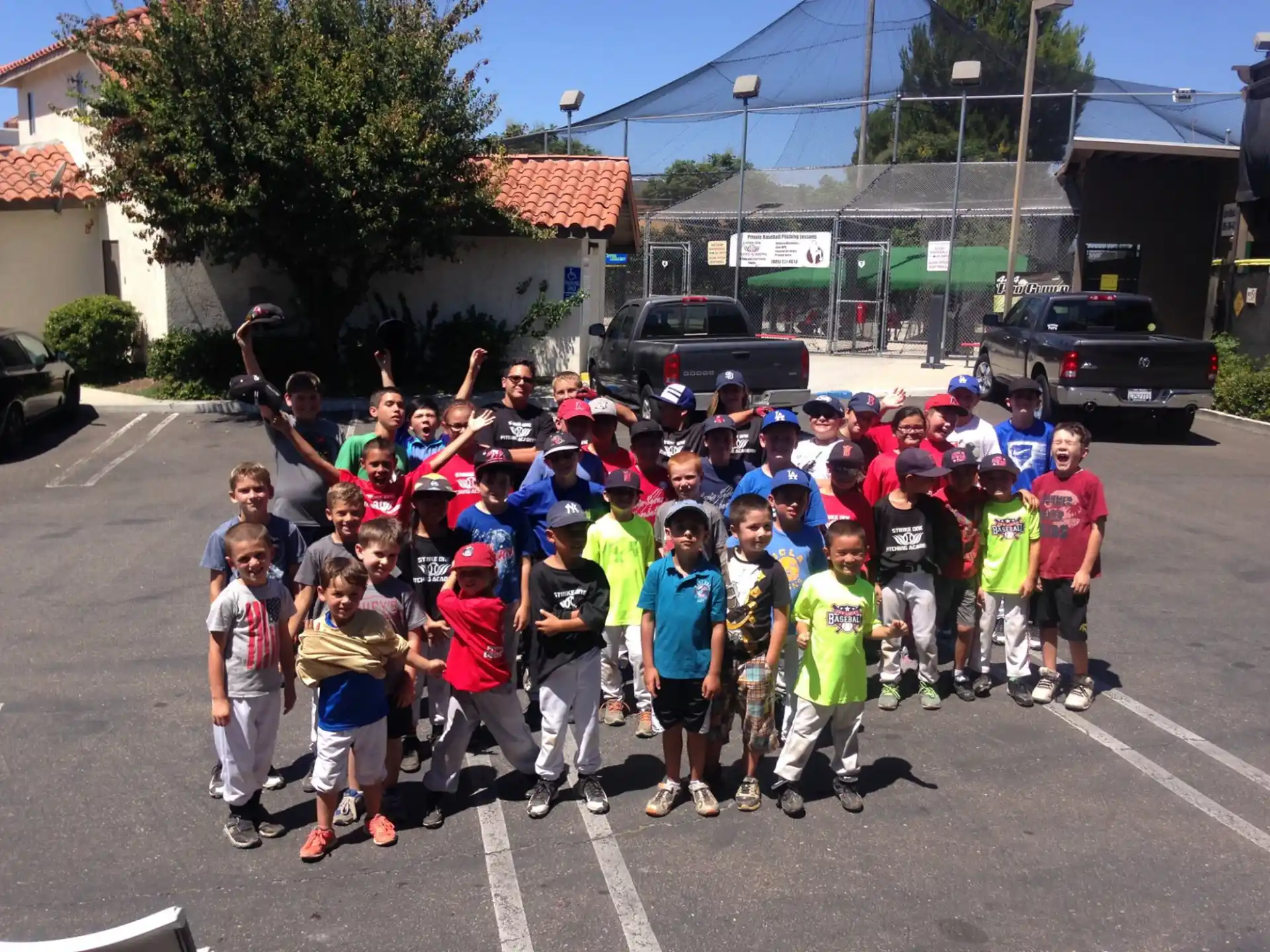 a group of children posing for a photo
