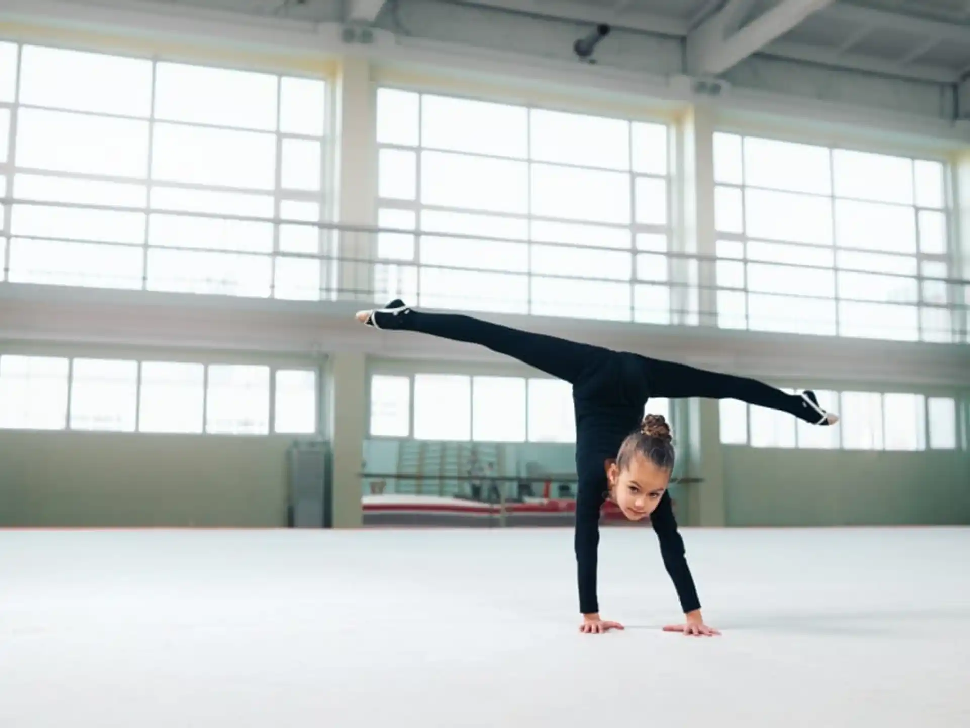 a person doing a yoga pose