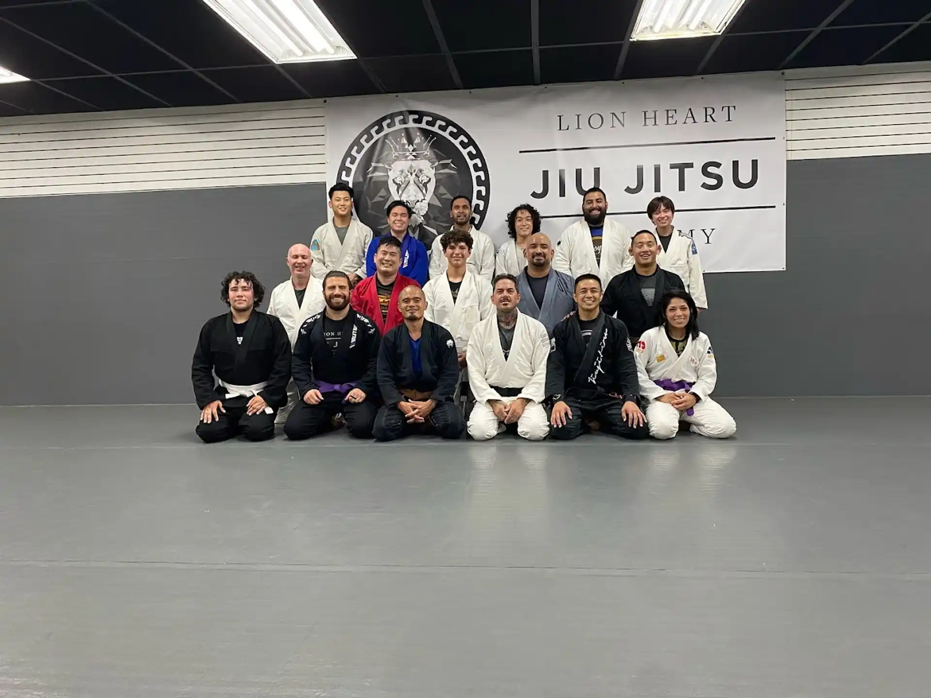 a group of people posing for a photo