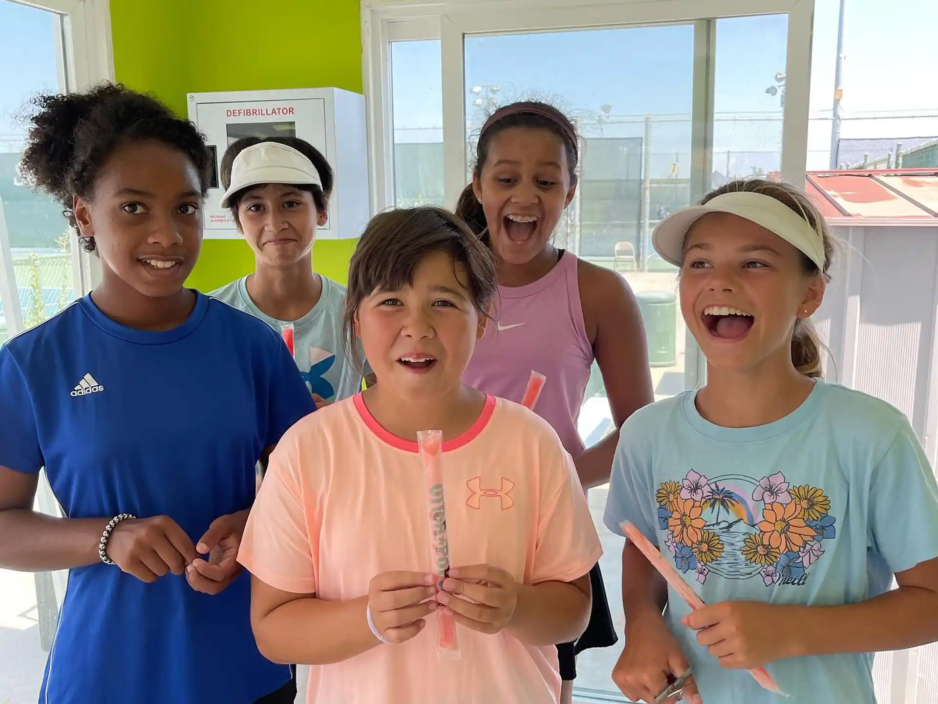 a group of children posing for a photo