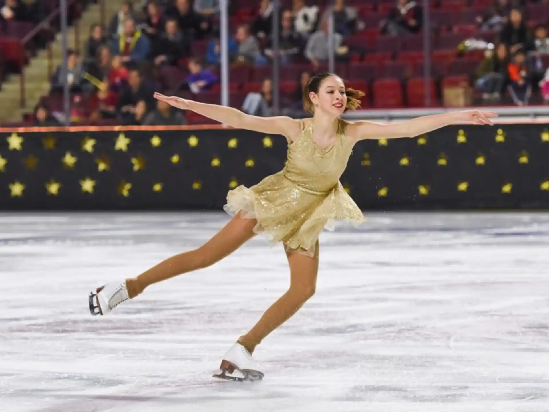 a person ice skating