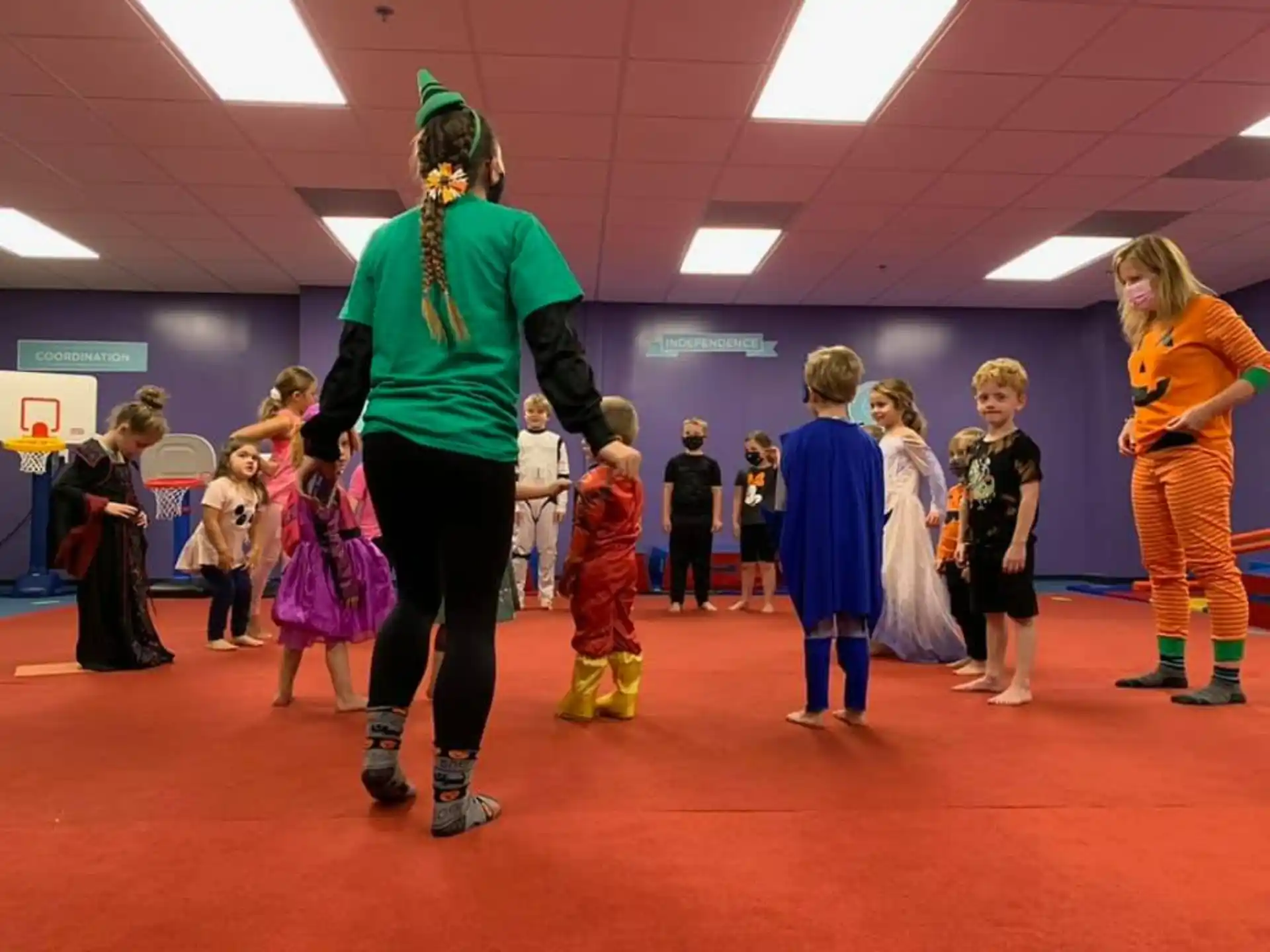 a group of children in clothing