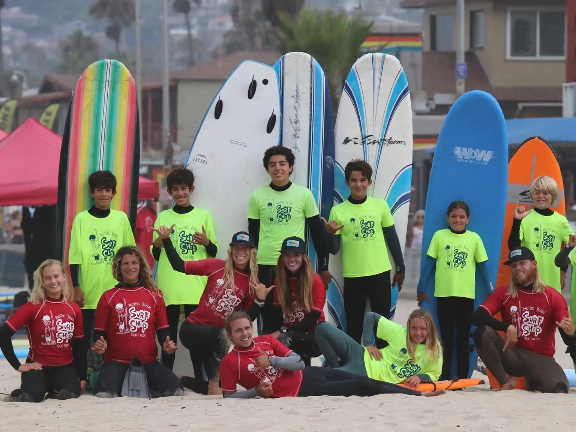 a group of people posing for a photo