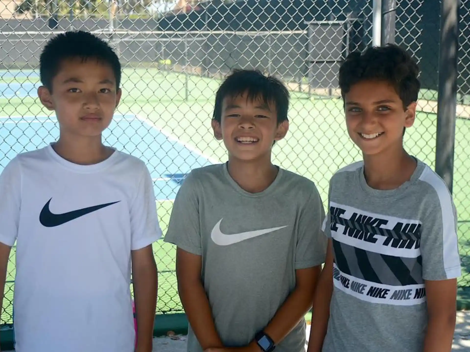 a group of boys posing for a picture